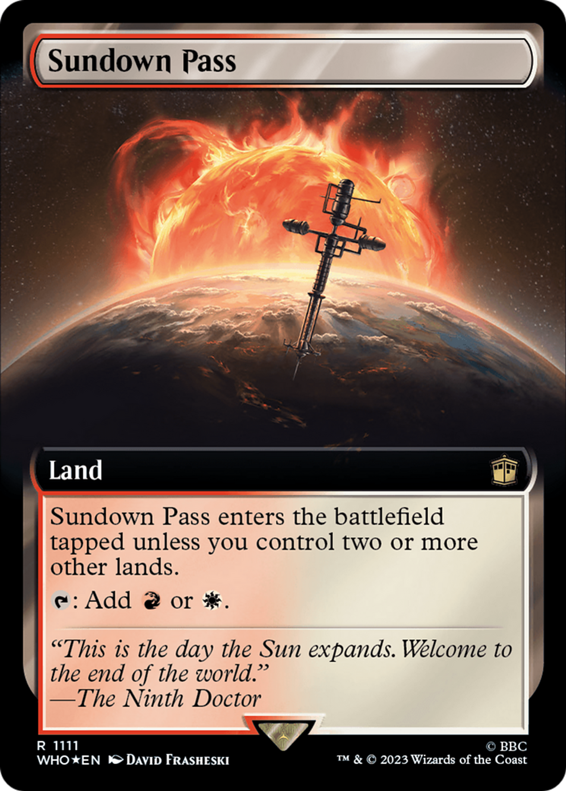 Sundown Pass — Doctor Who — Magic: The Gathering