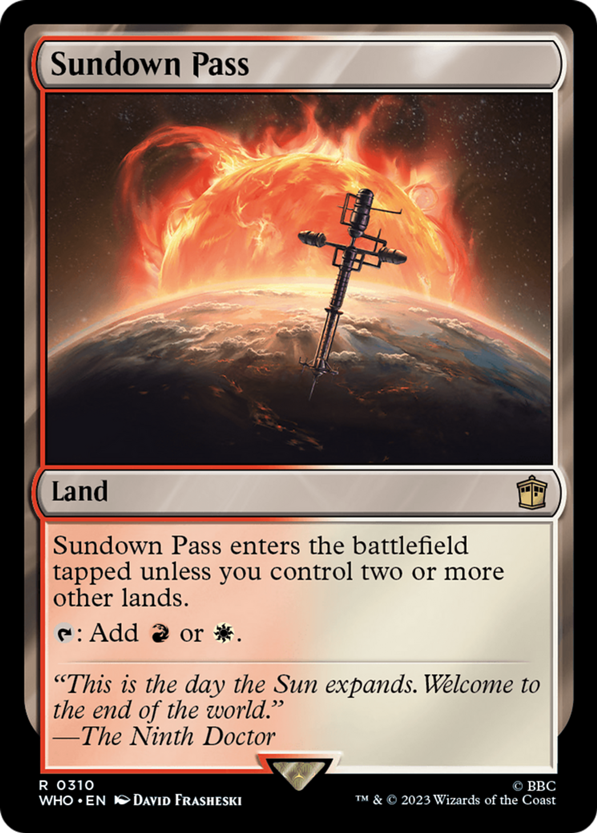Sundown Pass — Doctor Who — Magic: The Gathering