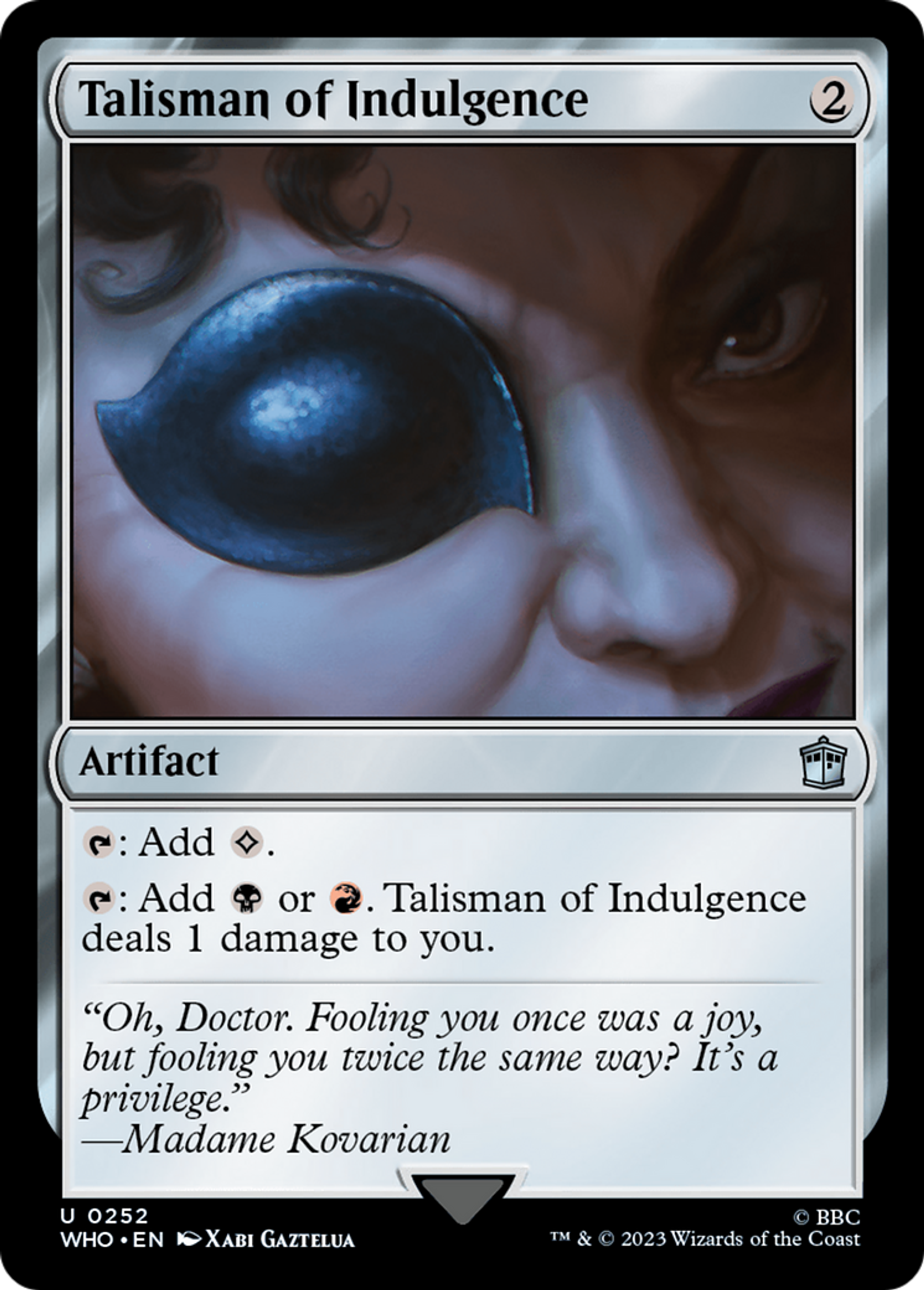 Talisman d'indulgence — Doctor Who — Magic: The Gathering