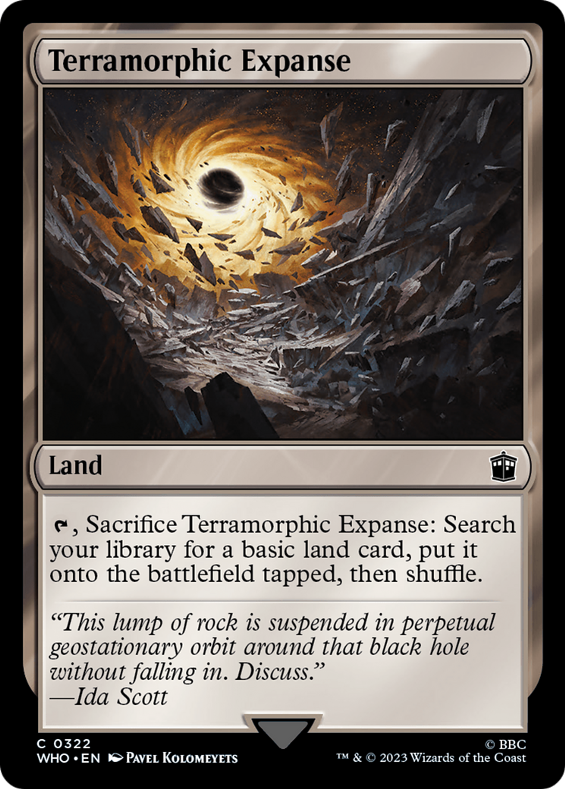 Terramorphic Expanse — Doctor Who — Magic: The Gathering