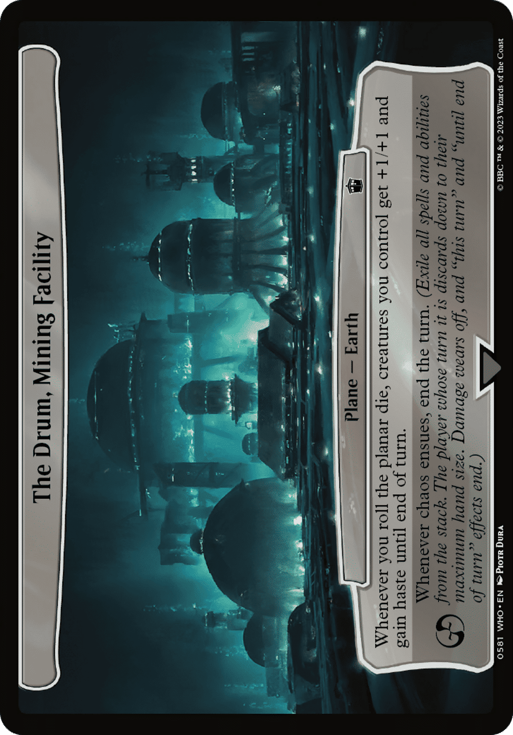 The Drum, Mining Facility — Doctor Who — Magic: The Gathering