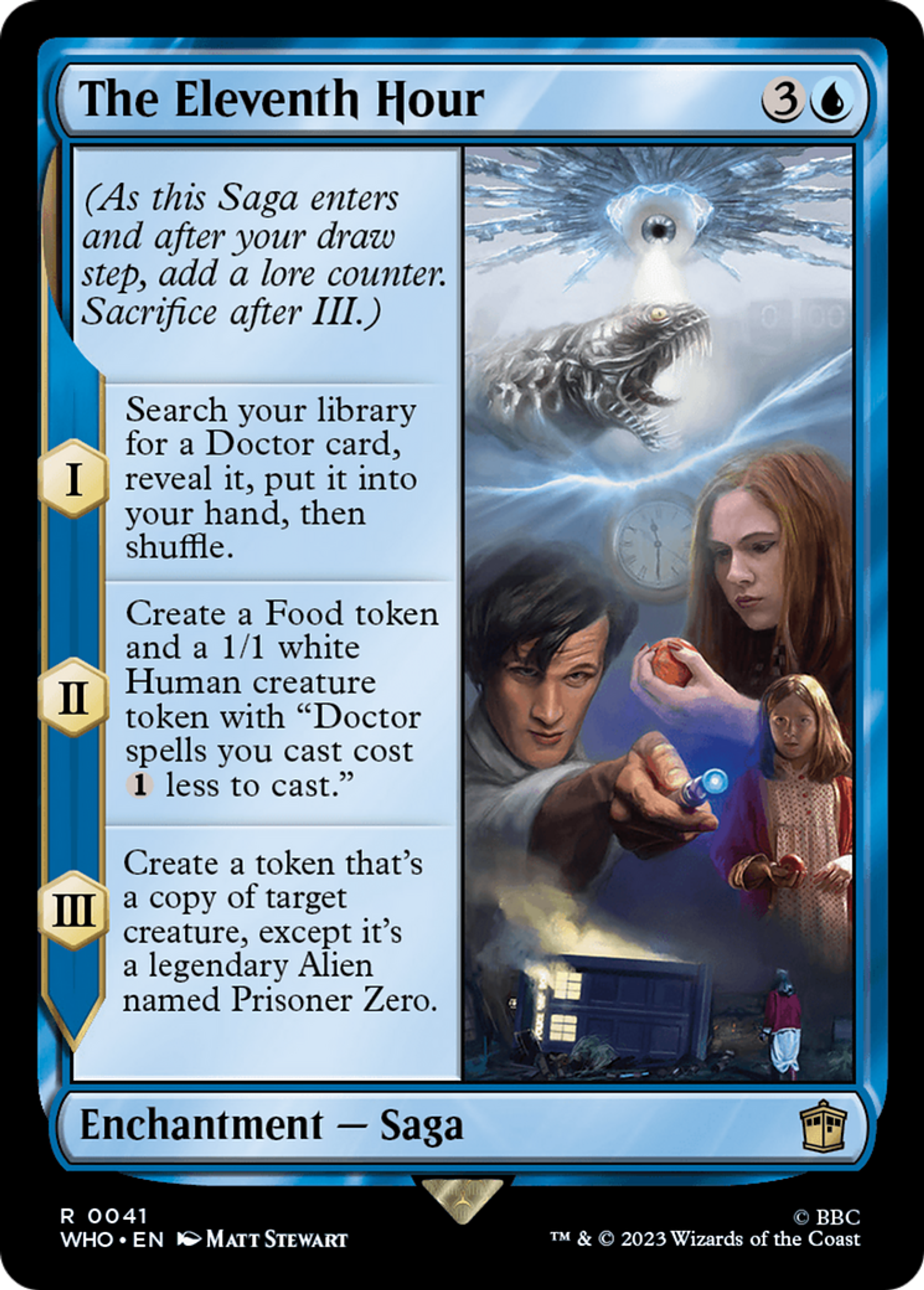 Le prisonnier zéro — Doctor Who — Magic: The Gathering