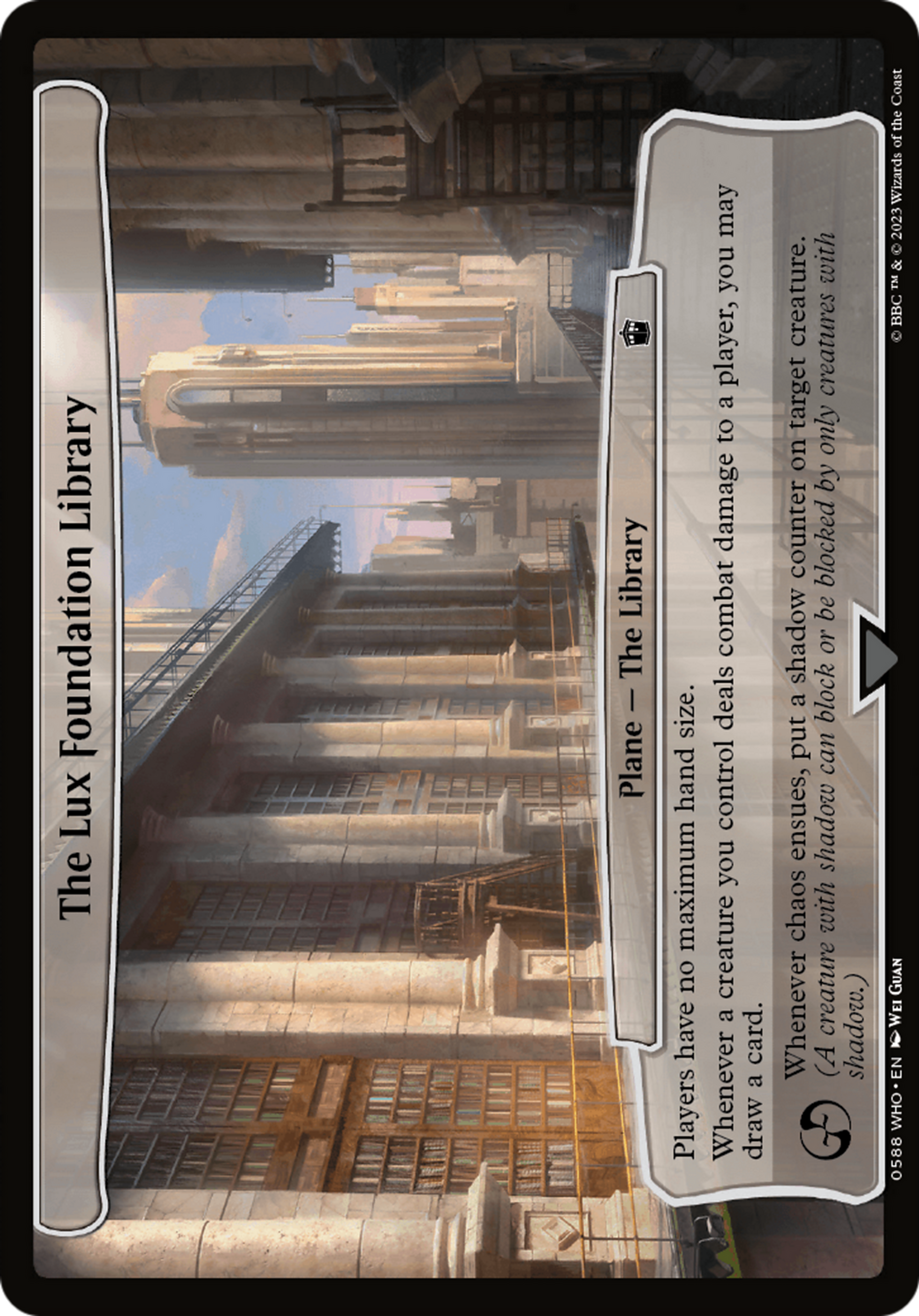 La Bibliothèque de la Lux Foundation — Doctor Who — Magic: The Gathering