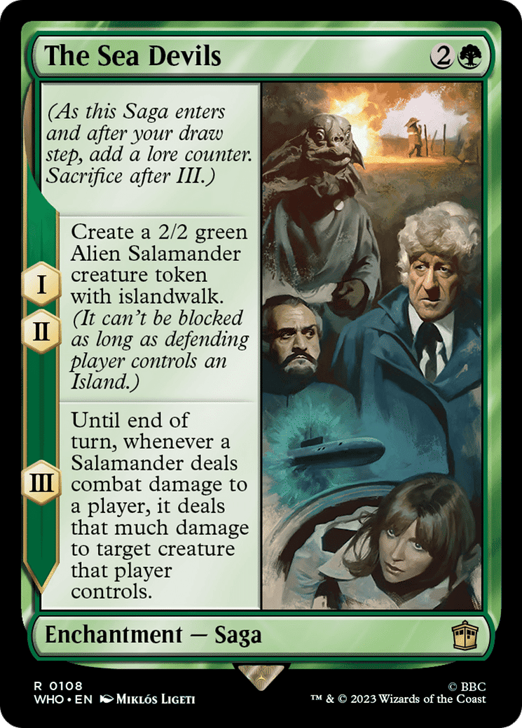 The Sea Devils — Doctor Who — Magic: The Gathering
