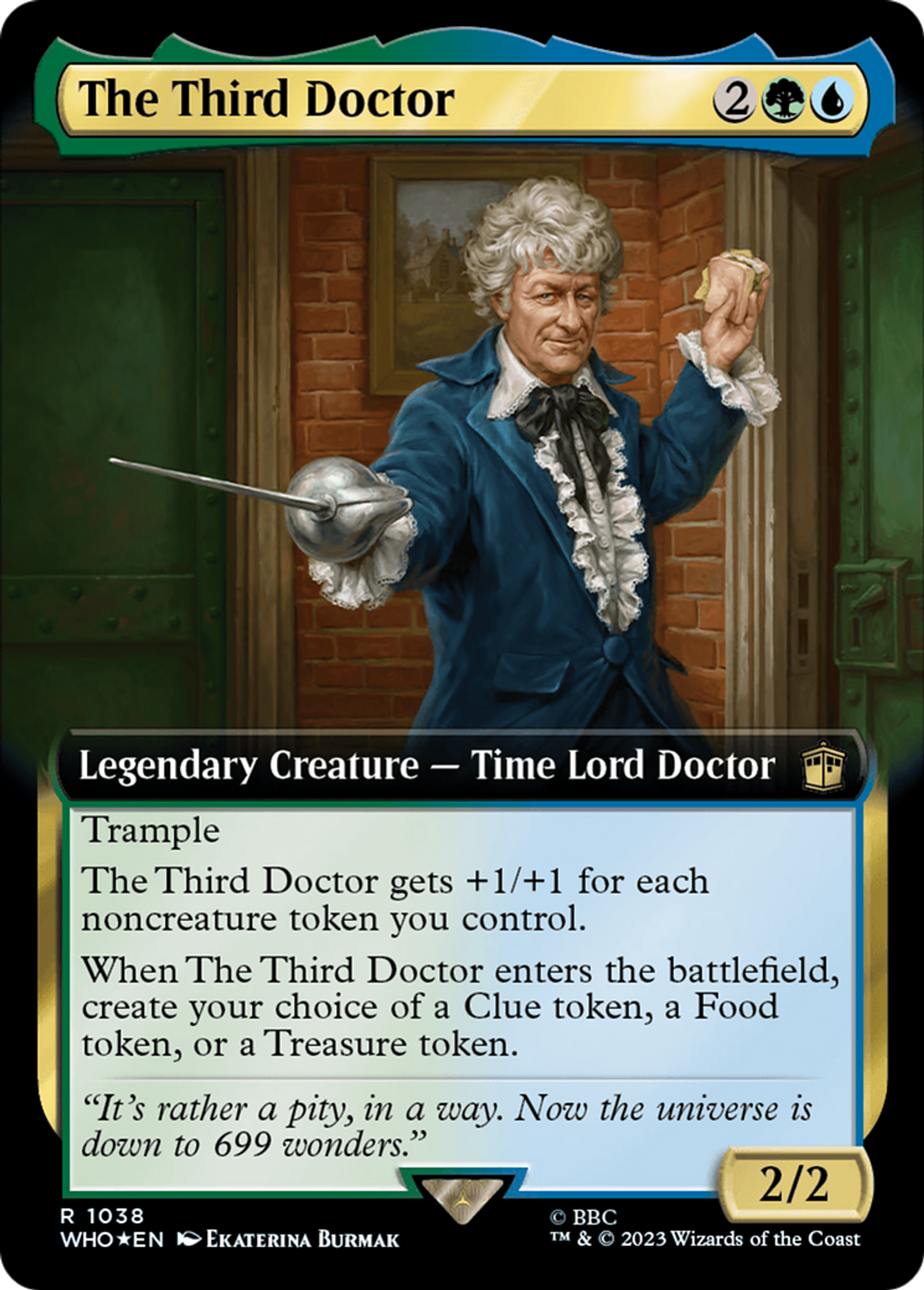 The Third Doctor — Doctor Who — Magic: The Gathering