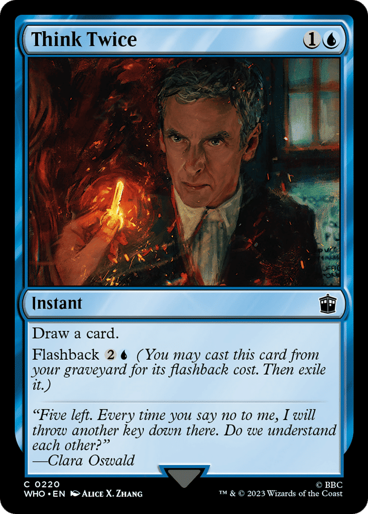 Think Twice — Doctor Who — Magic: The Gathering