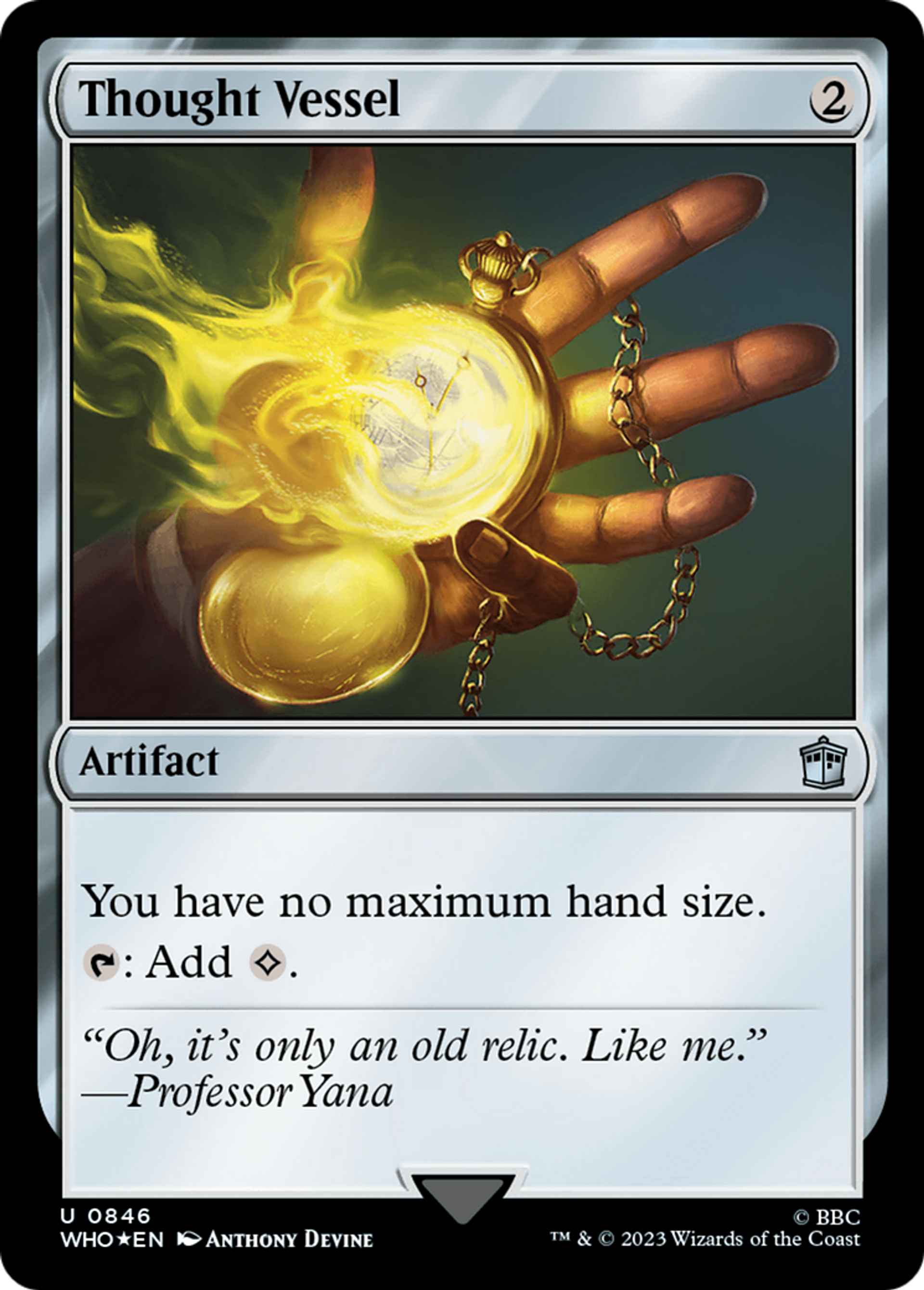 Thought Vessel — Doctor Who — Magic: The Gathering
