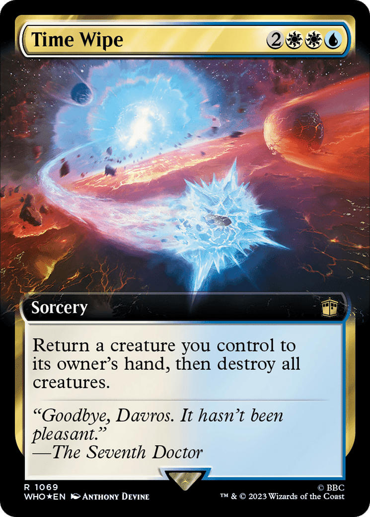 Time Wipe — Doctor Who — Magic: The Gathering