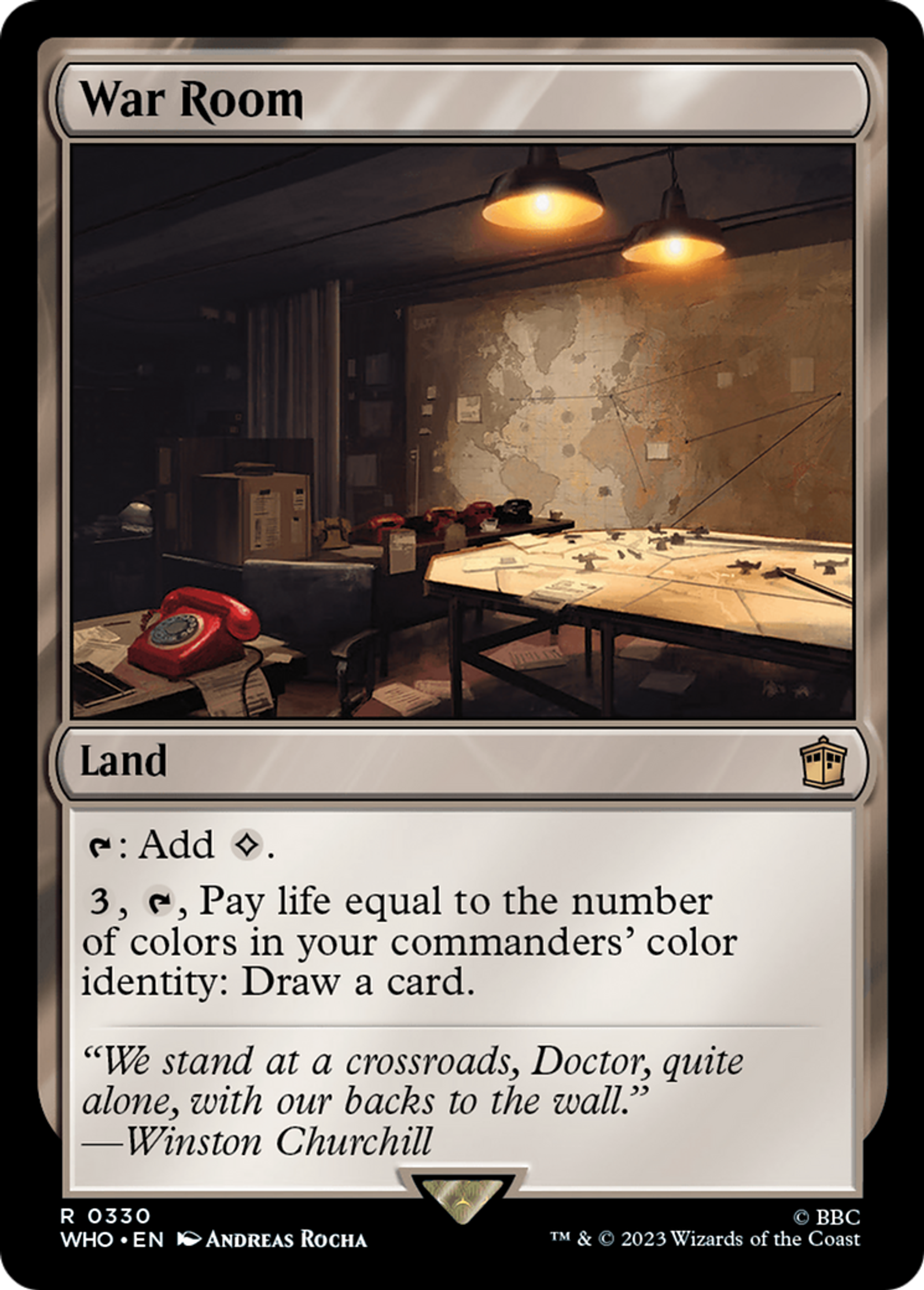 Salle de guerre — Doctor Who — Magic: The Gathering