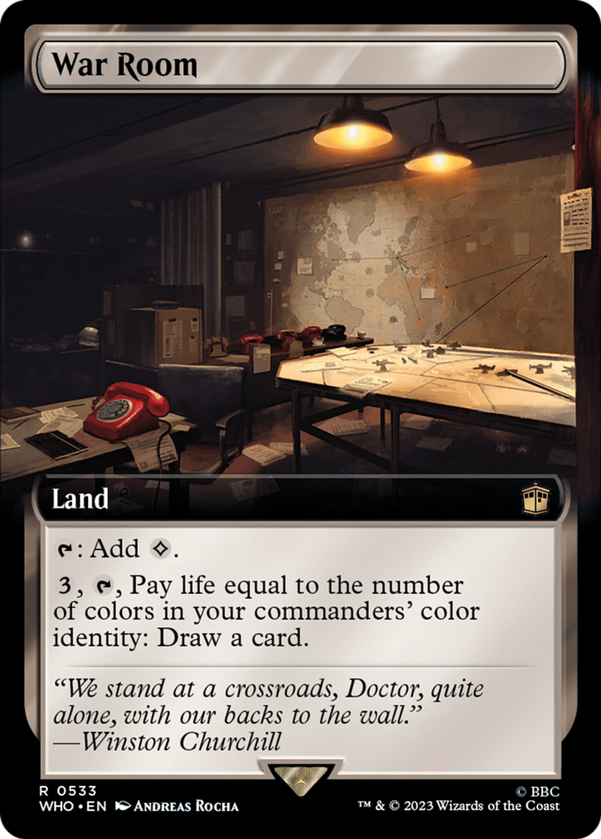 Salle de guerre — Doctor Who — Magic: The Gathering