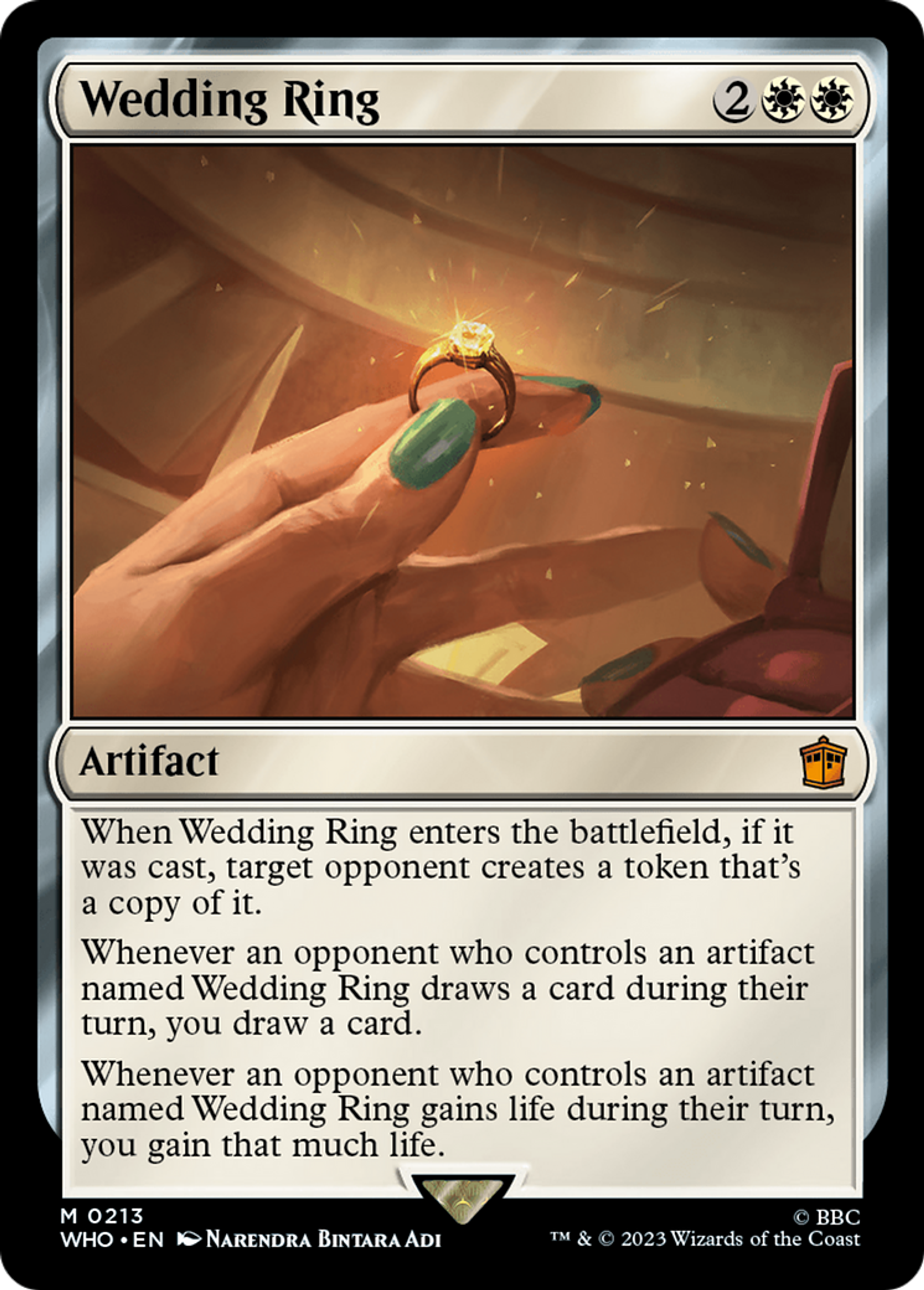 Bague de mariage — Doctor Who — Magic: The Gathering