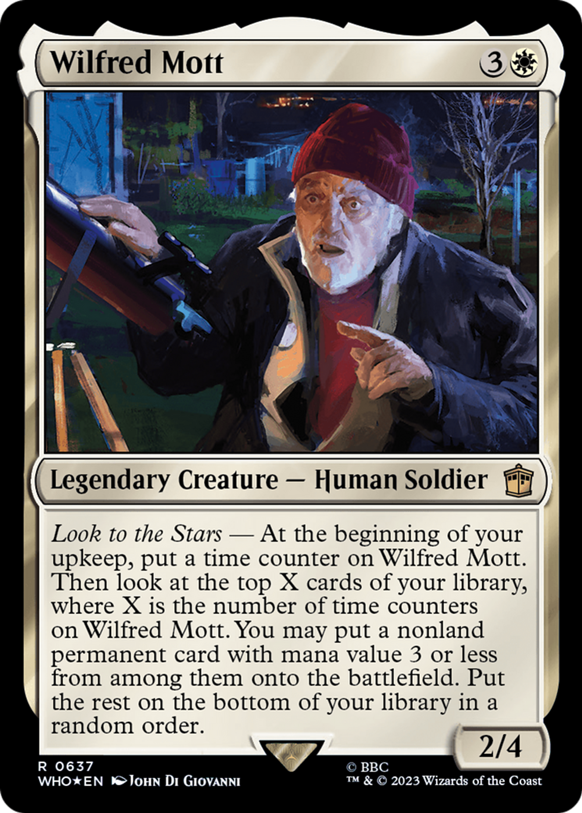 Wilfred Mott — Doctor Who — Magic: The Gathering