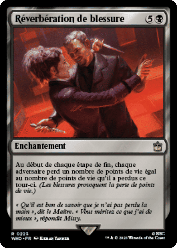 Réverbération de blessure — Doctor Who — Magic: The Gathering