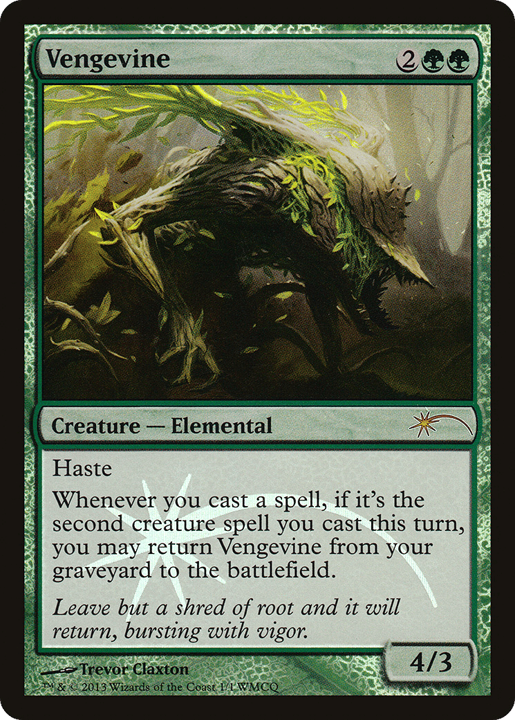 Vengevine — World Magic Cup Qualifiers — Magic: The Gathering