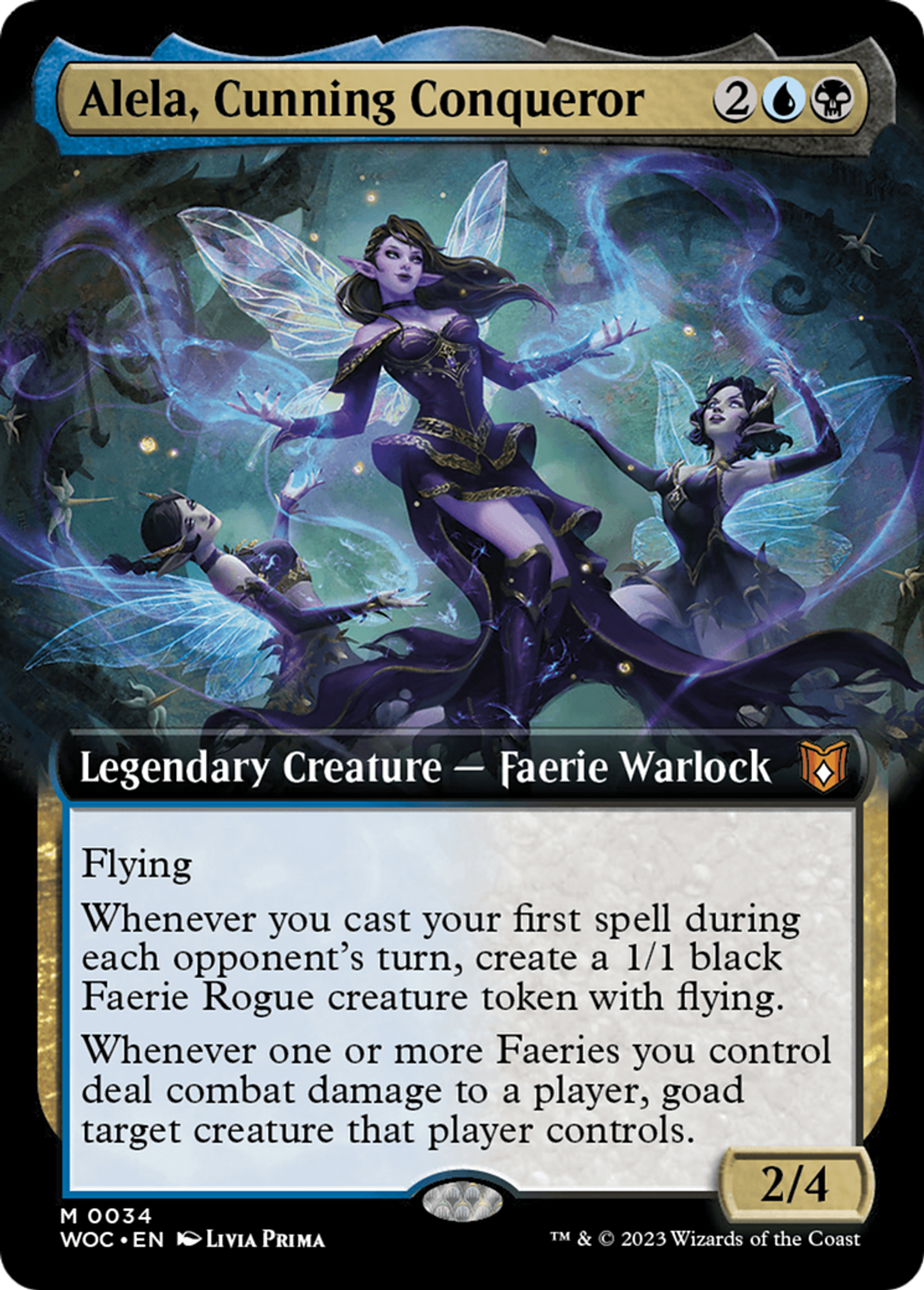 Alela, Cunning Conqueror — Wilds of Eldraine Commander — Magic: The Gathering
