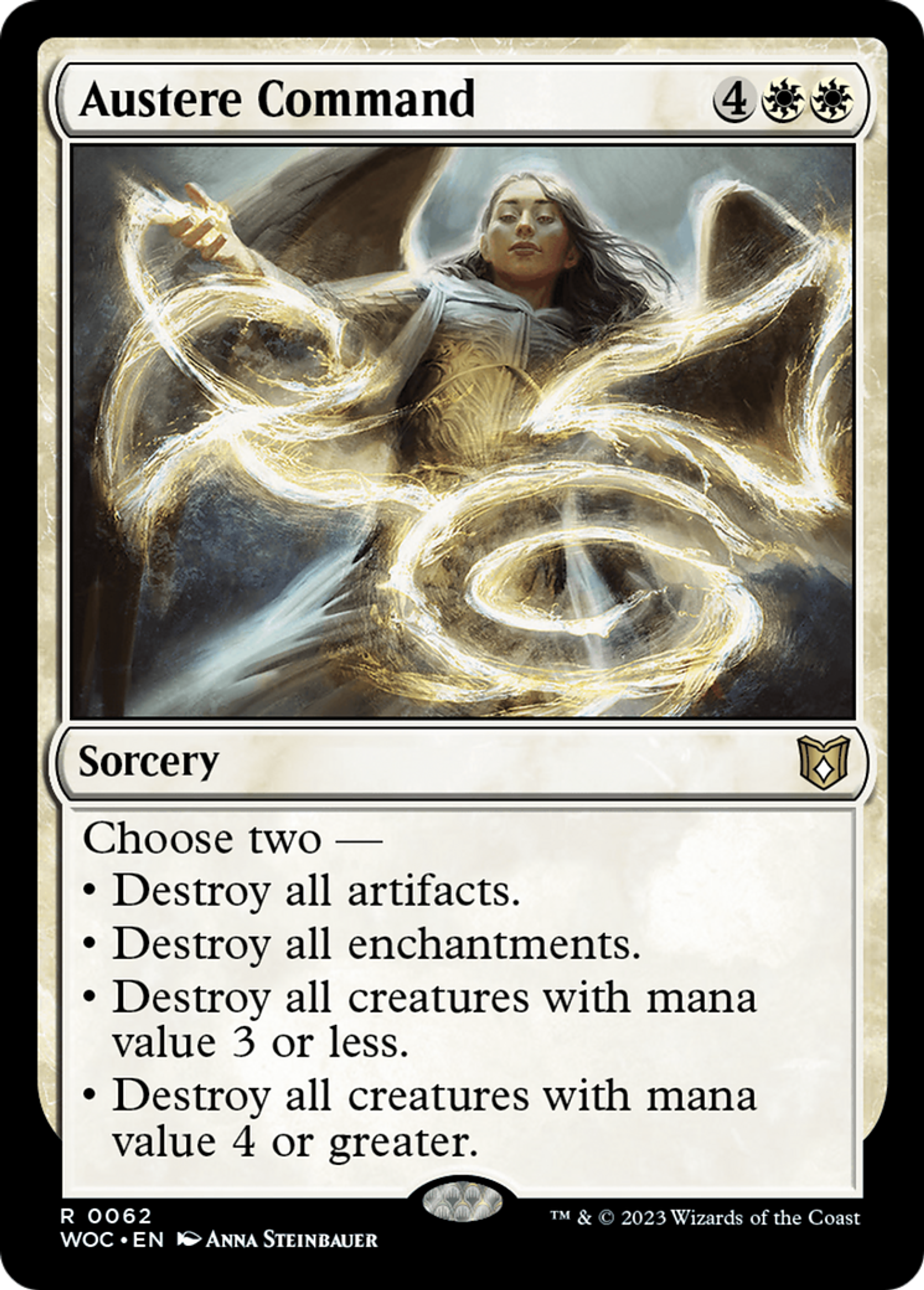 Austere Command — Wilds of Eldraine Commander — Magic: The Gathering