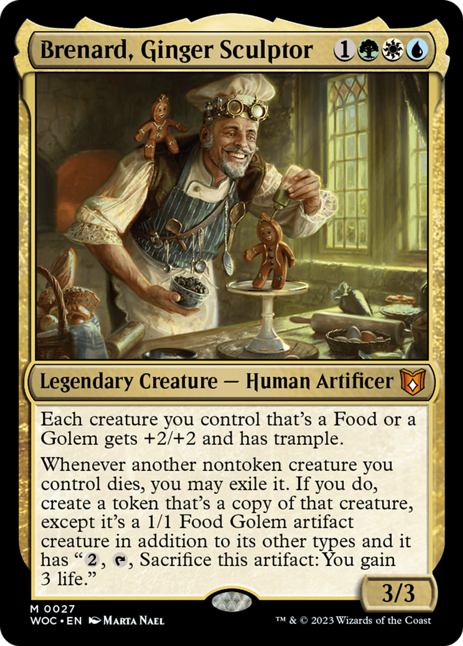 Brenard, Ginger Sculptor — Wilds of Eldraine Commander — Magic: The Gathering