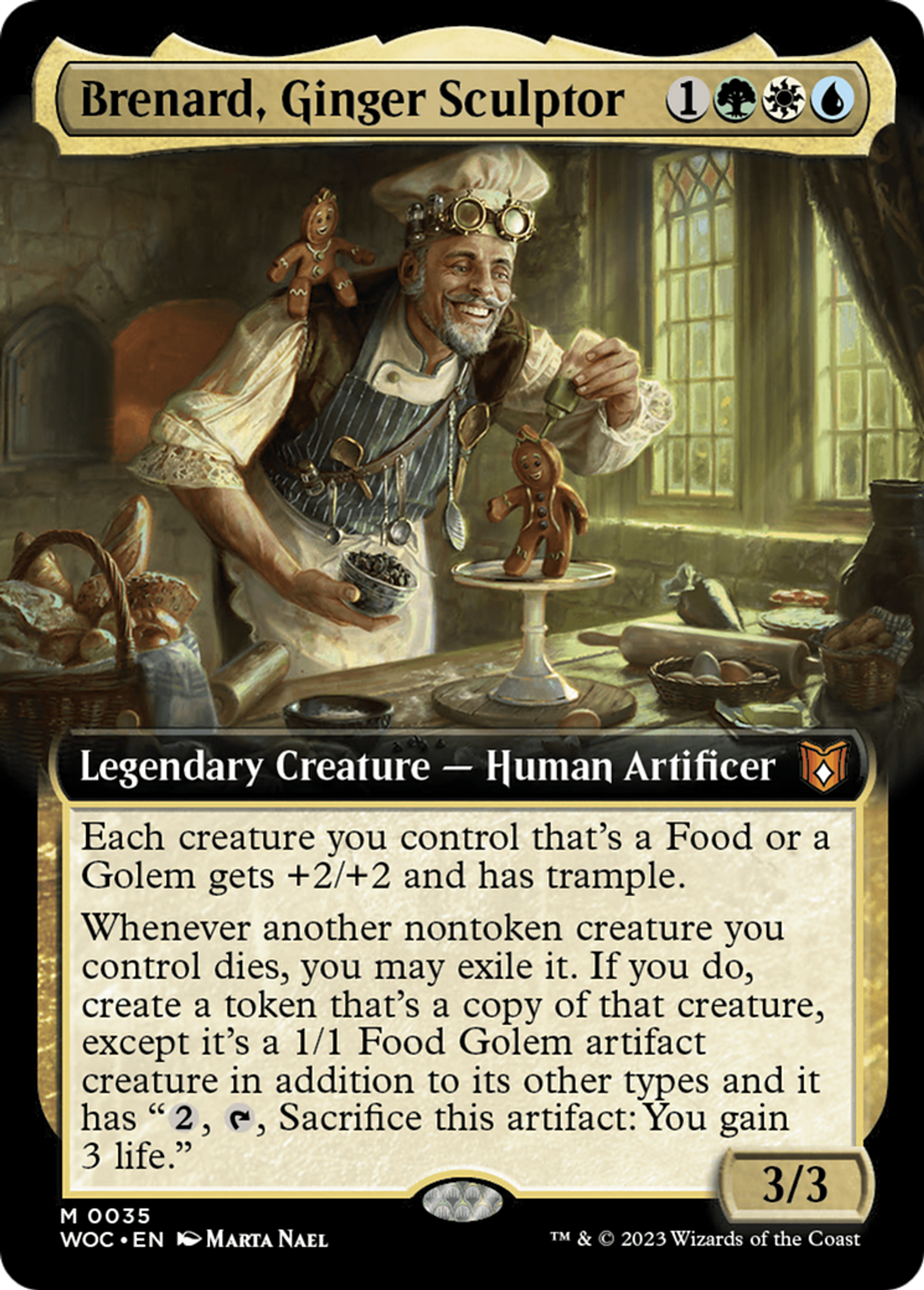 Brenard, Ginger Sculptor — Wilds of Eldraine Commander — Magic: The Gathering