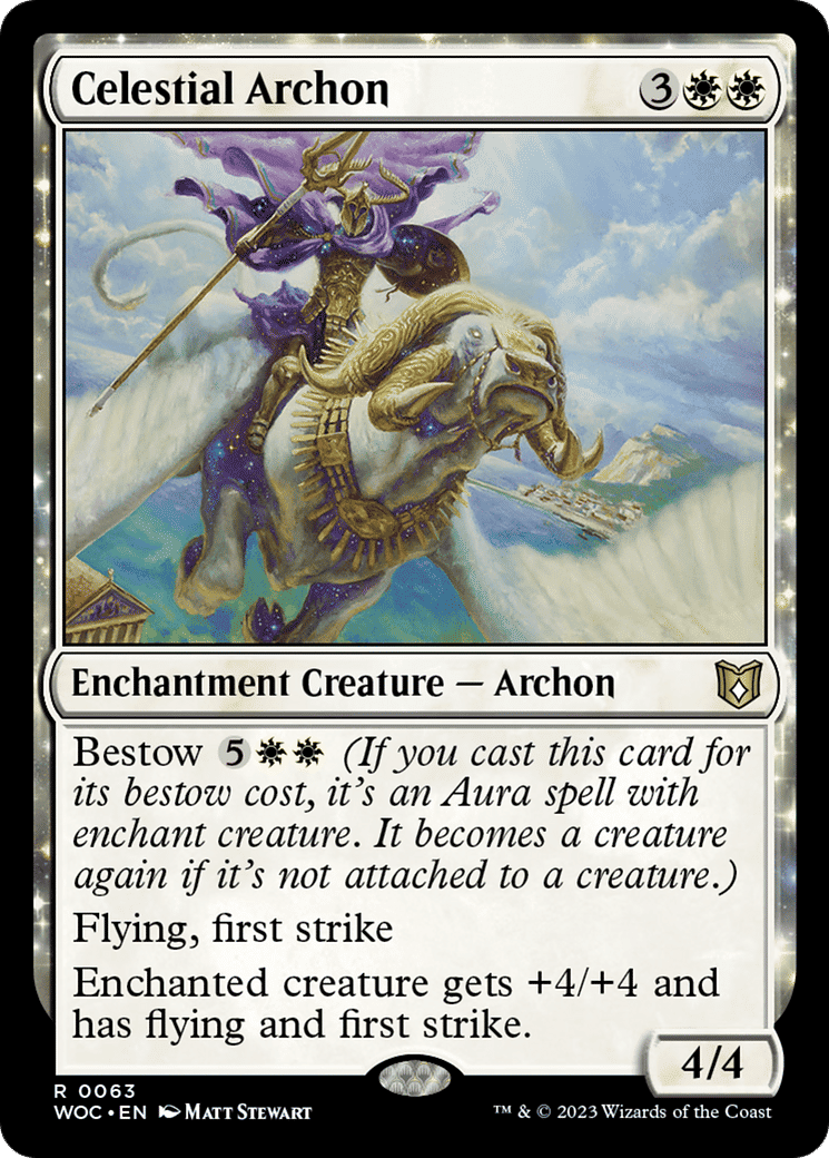Celestial Archon — Wilds of Eldraine Commander — Magic: The Gathering