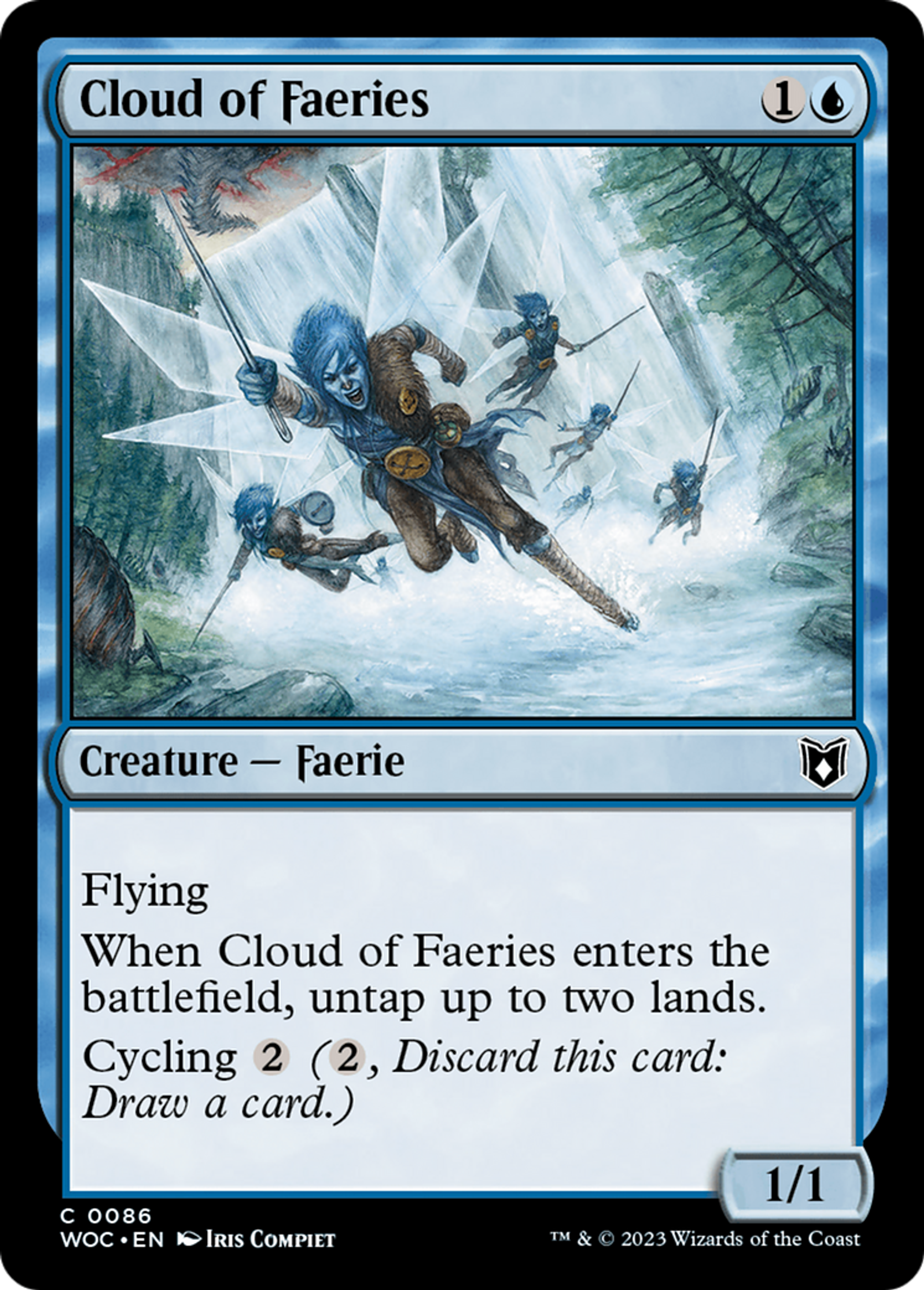 Nuée de faeries — Wilds of Eldraine Commander — Magic: The Gathering