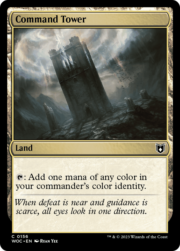 Command Tower from Wilds of Eldraine Commander - Magic: The Gathering