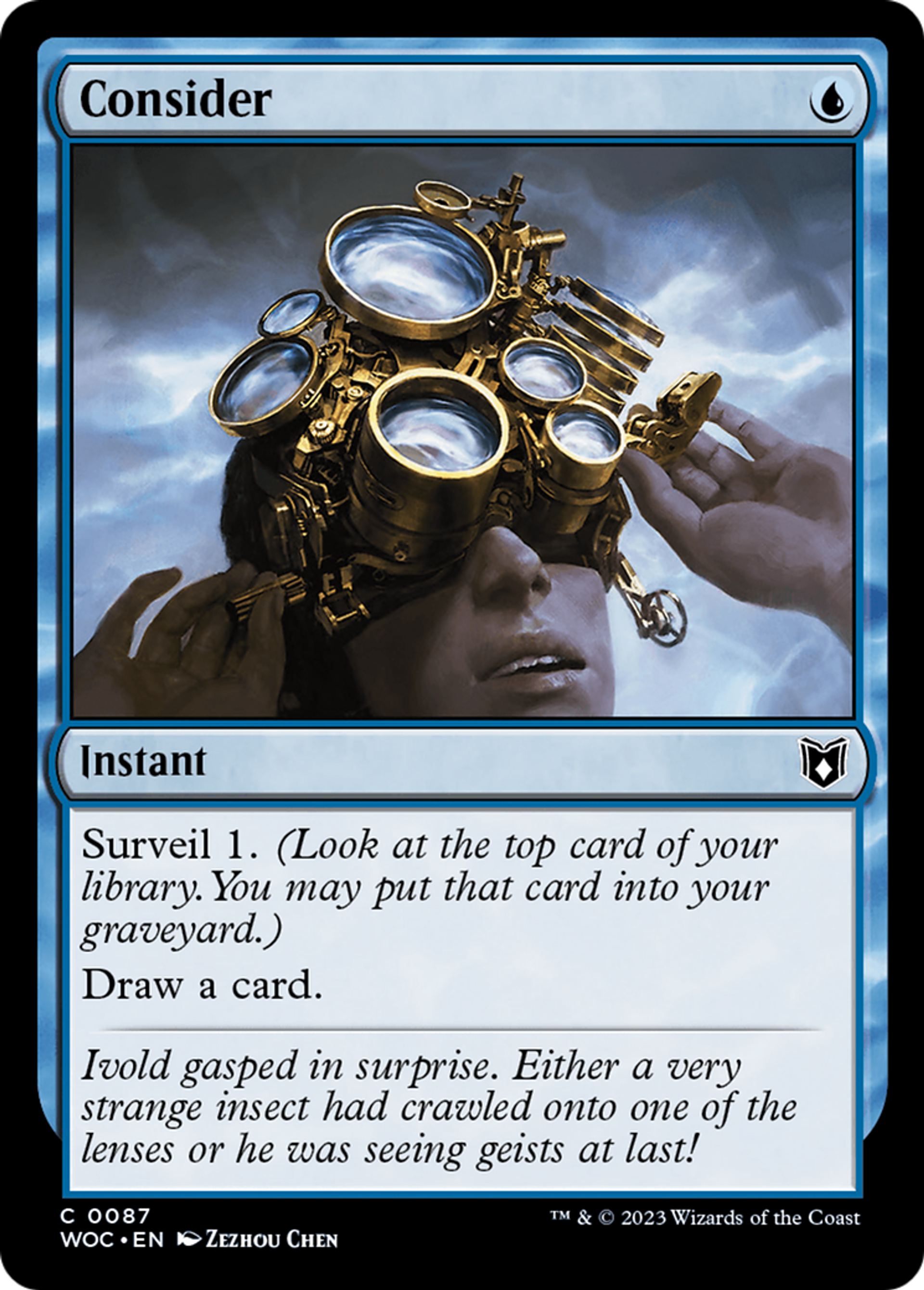 Consider — Wilds of Eldraine Commander — Magic: The Gathering