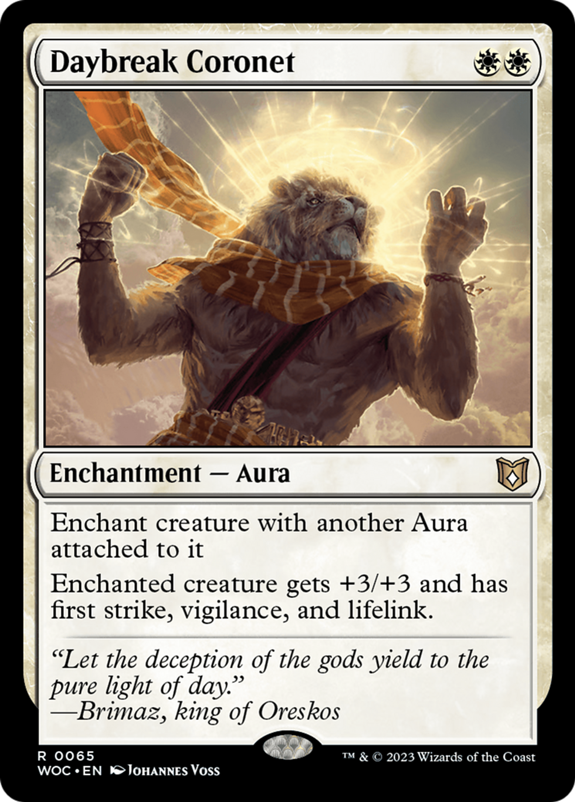 Diadème du point du jour — Wilds of Eldraine Commander — Magic: The Gathering