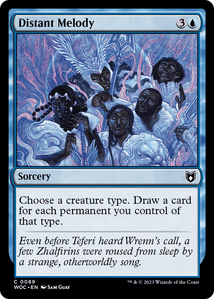 Distant Melody — Wilds of Eldraine Commander — Magic: The Gathering