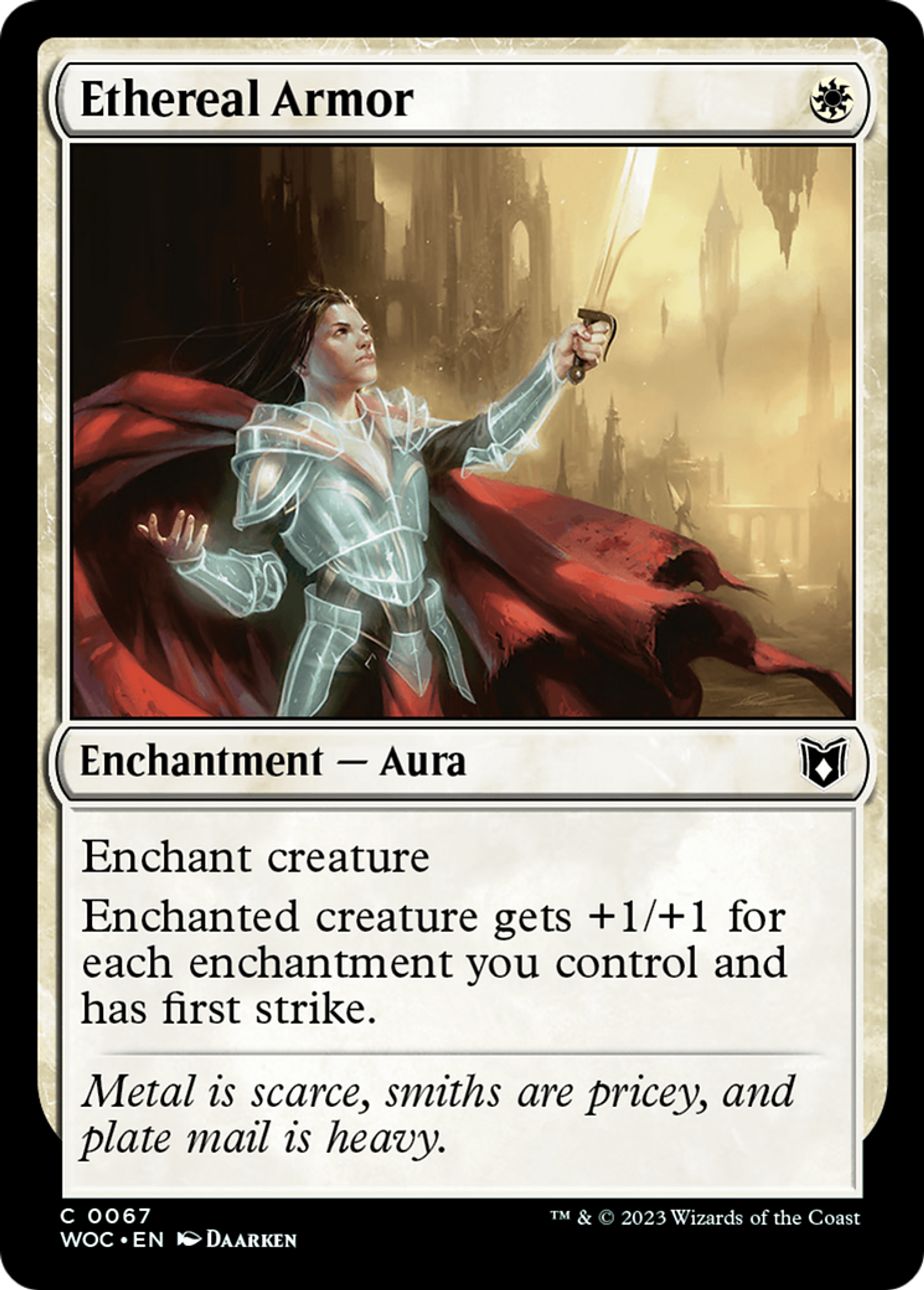 Armure éthérée — Wilds of Eldraine Commander — Magic: The Gathering