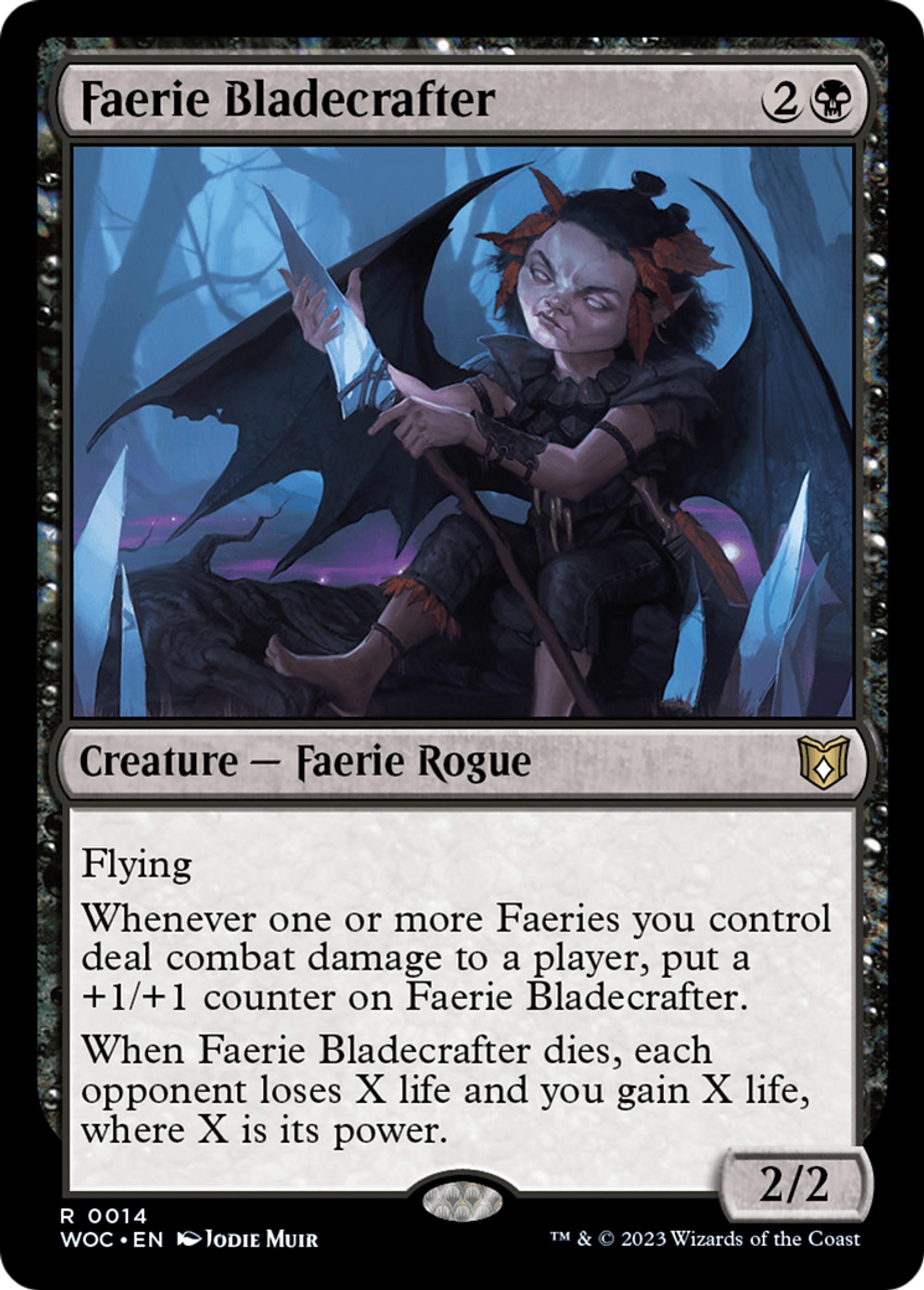 Faerie Bladecrafter — Wilds of Eldraine Commander — Magic: The Gathering