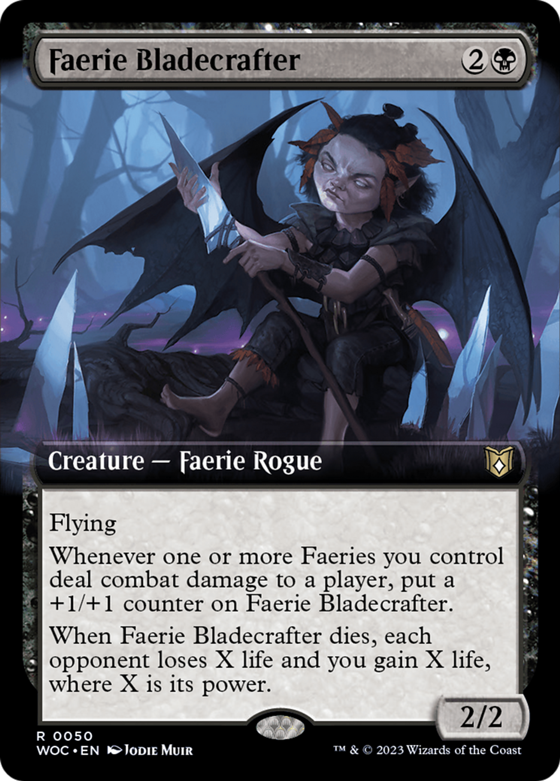 Faerie Bladecrafter — Wilds of Eldraine Commander — Magic: The Gathering