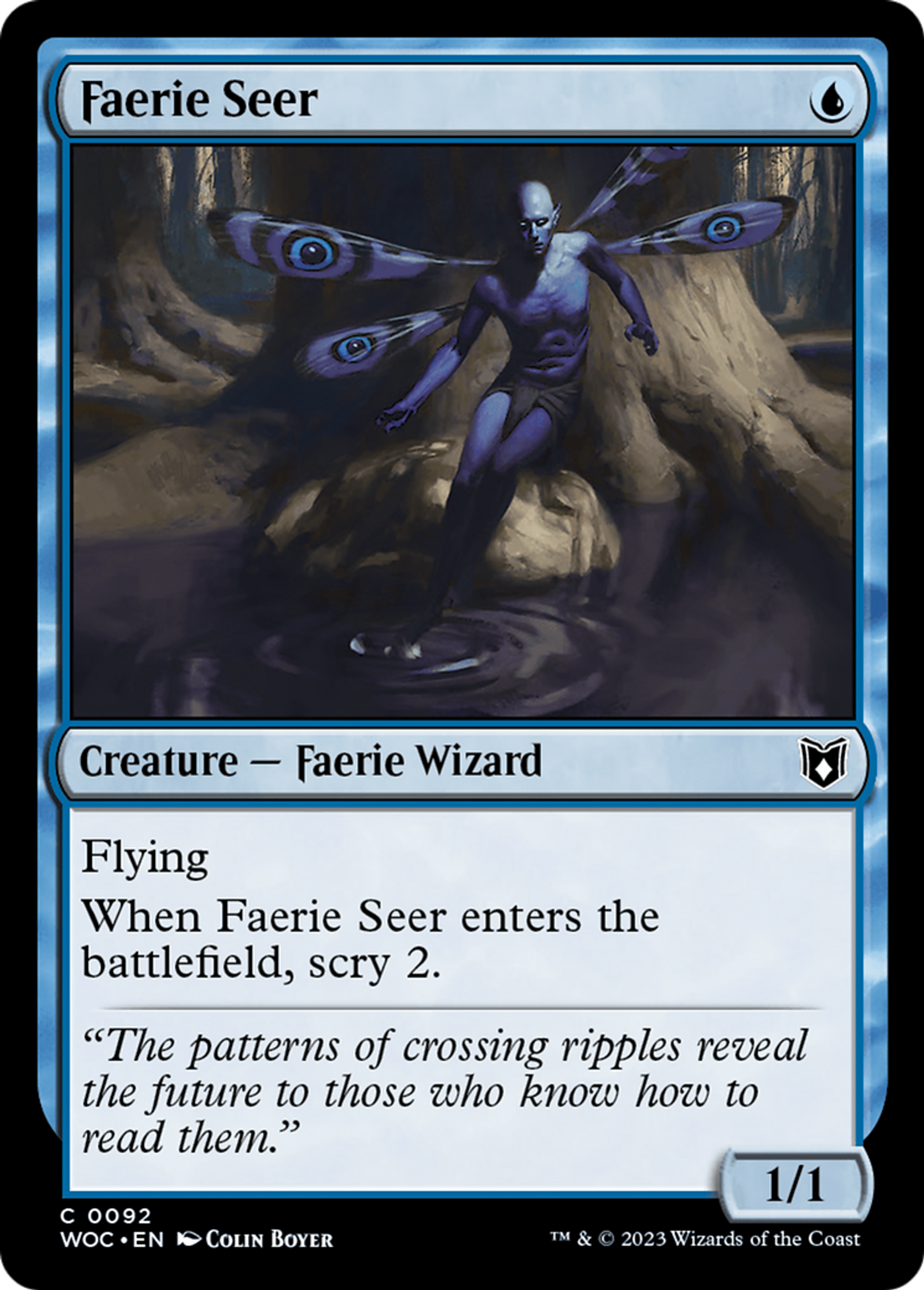Faerie Seer — Wilds of Eldraine Commander — Magic: The Gathering