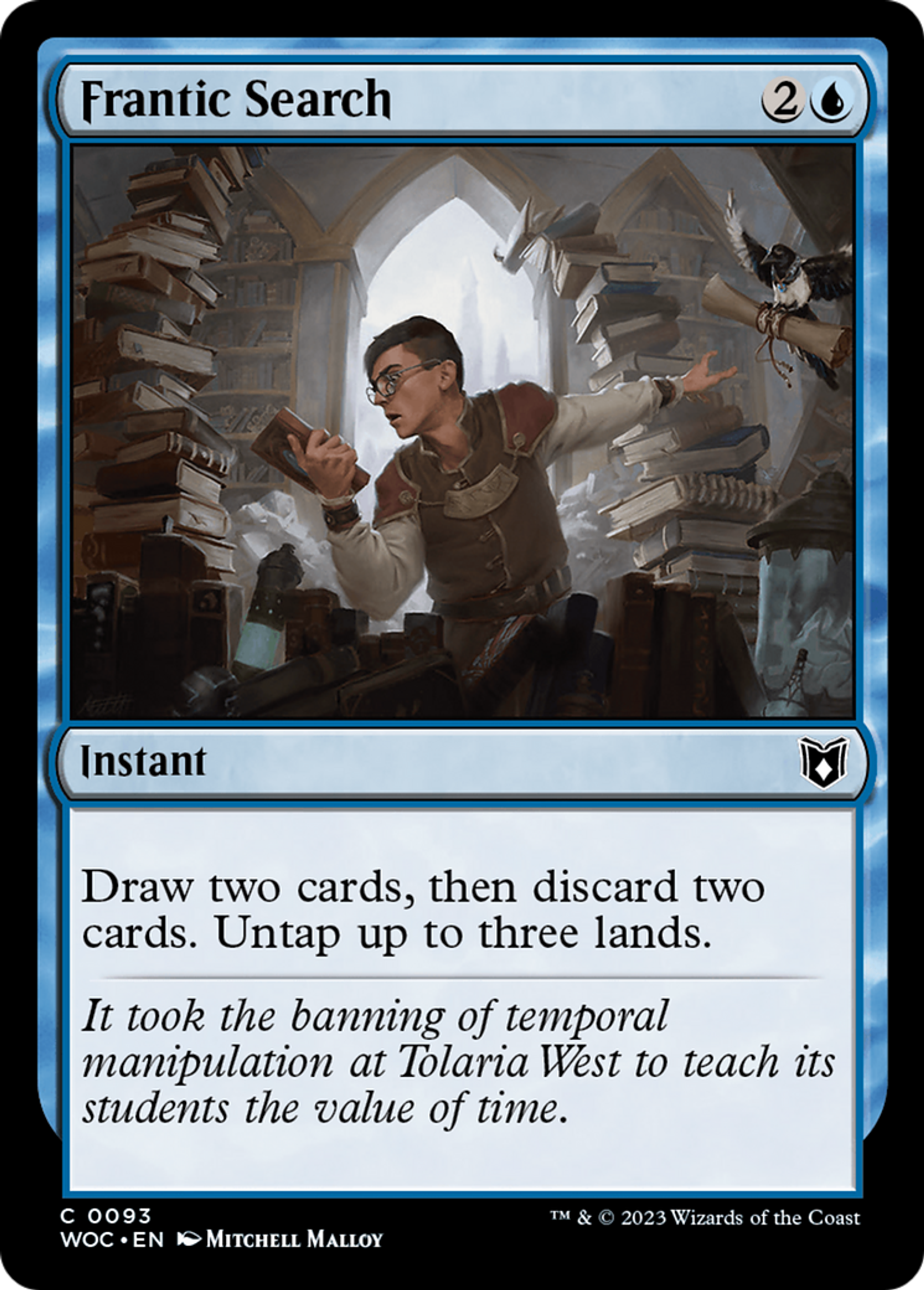 Frantic Search — Wilds of Eldraine Commander — Magic: The Gathering