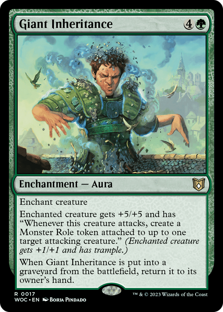 Giant Inheritance — Wilds of Eldraine Commander — Magic: The Gathering