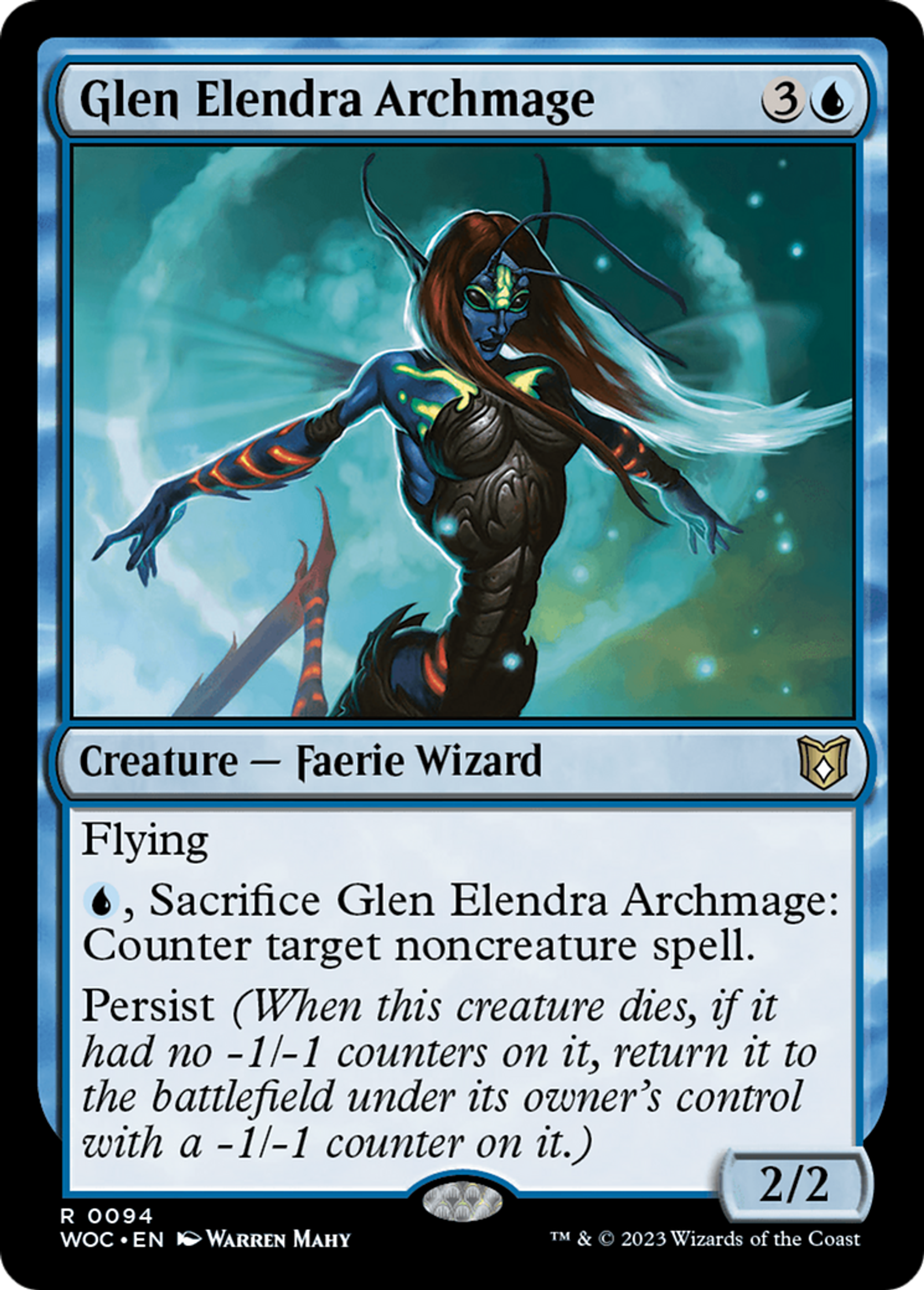 Archimage du Vallon d'Elendra — Wilds of Eldraine Commander — Magic: The Gathering