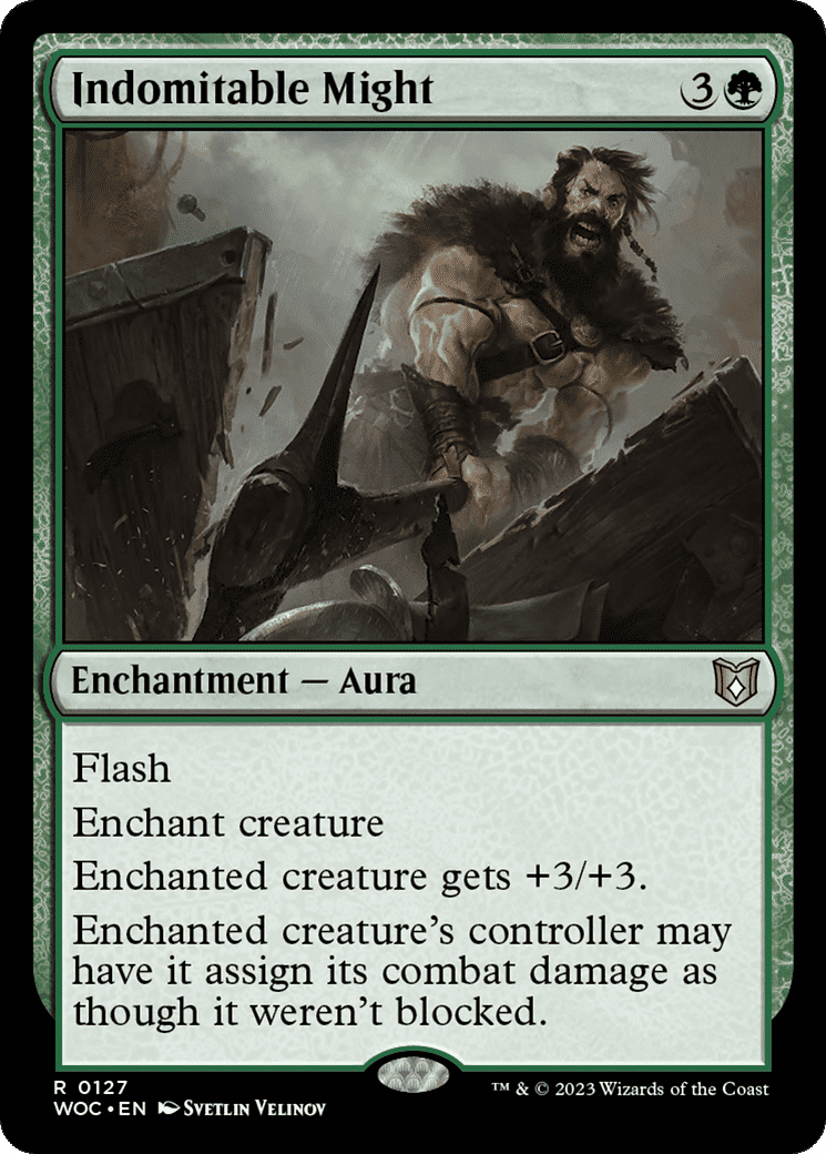 Indomitable Might — Wilds of Eldraine Commander — Magic: The Gathering