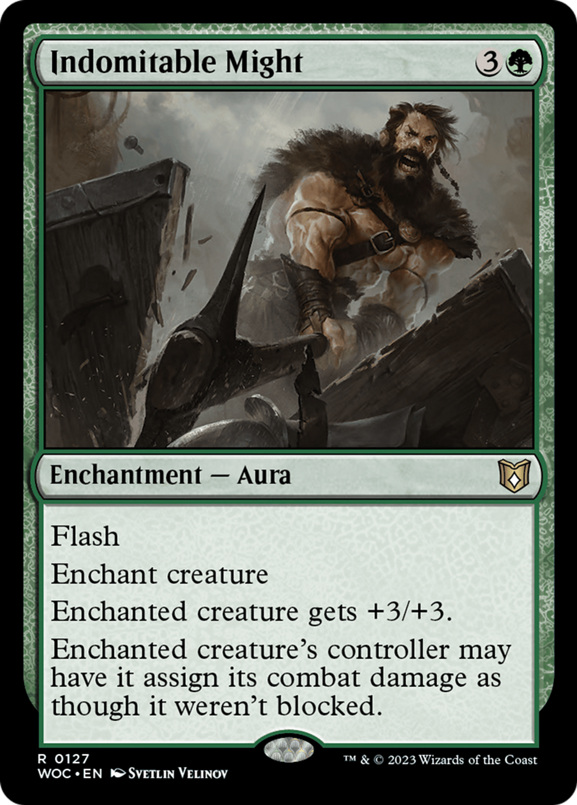 Puissance indomptable — Wilds of Eldraine Commander — Magic: The Gathering