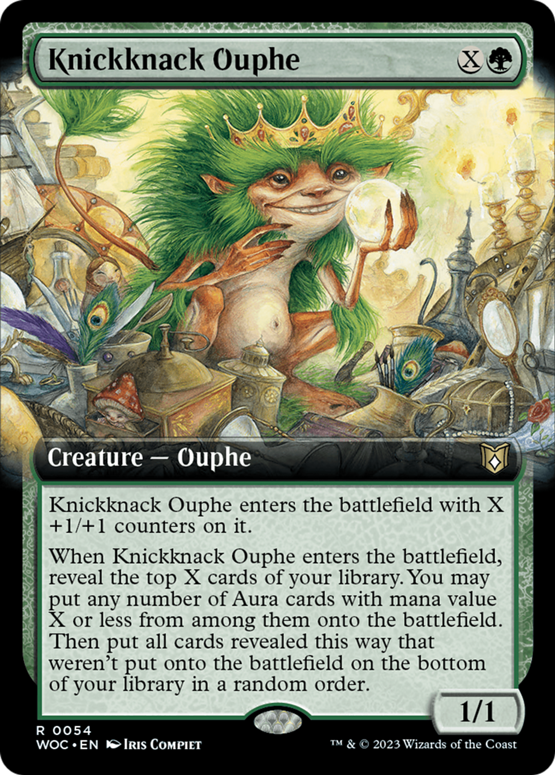 Knickknack Ouphe — Wilds of Eldraine Commander — Magic: The Gathering