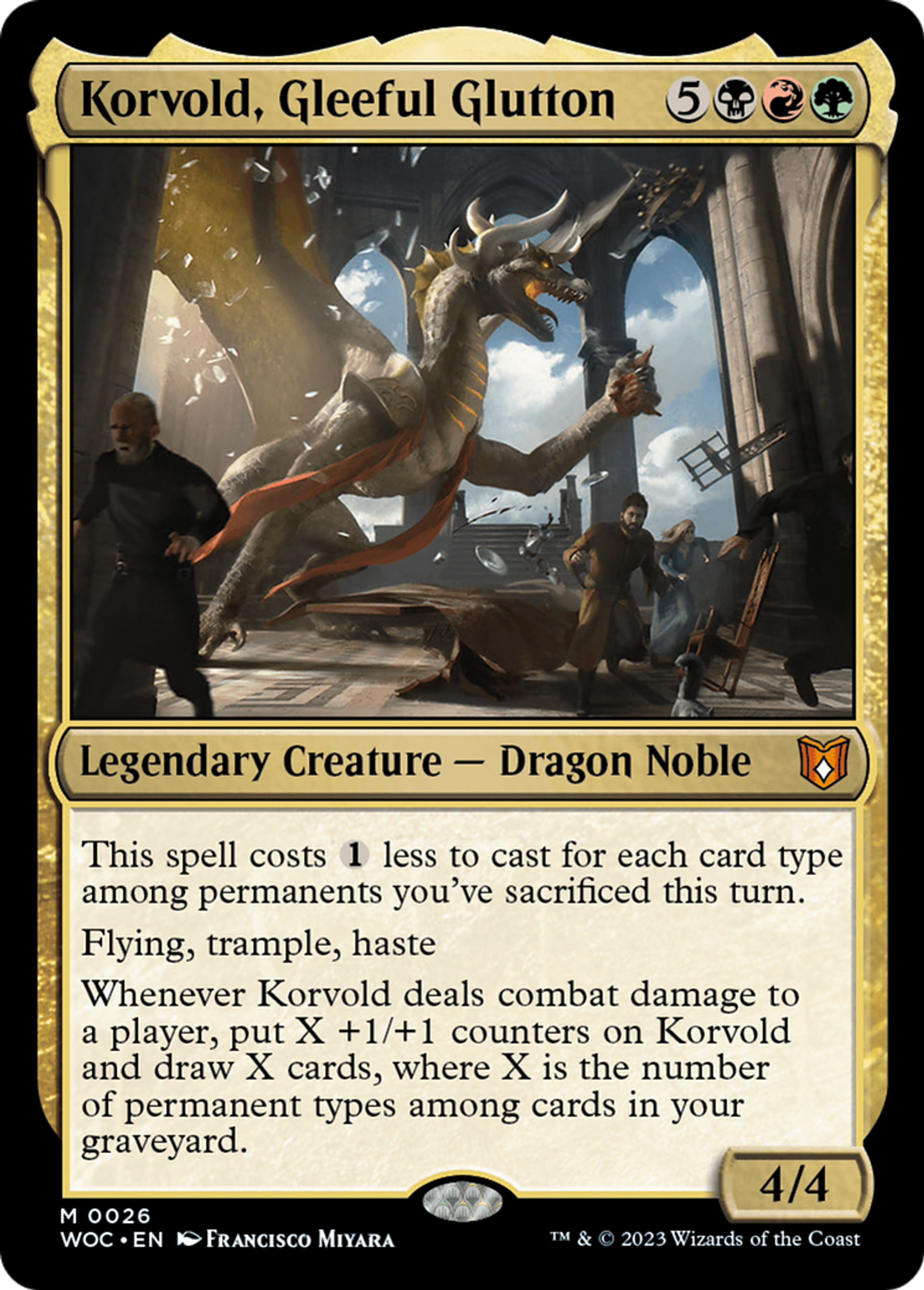 Korvold, Gleeful Glutton — Wilds of Eldraine Commander — Magic: The Gathering