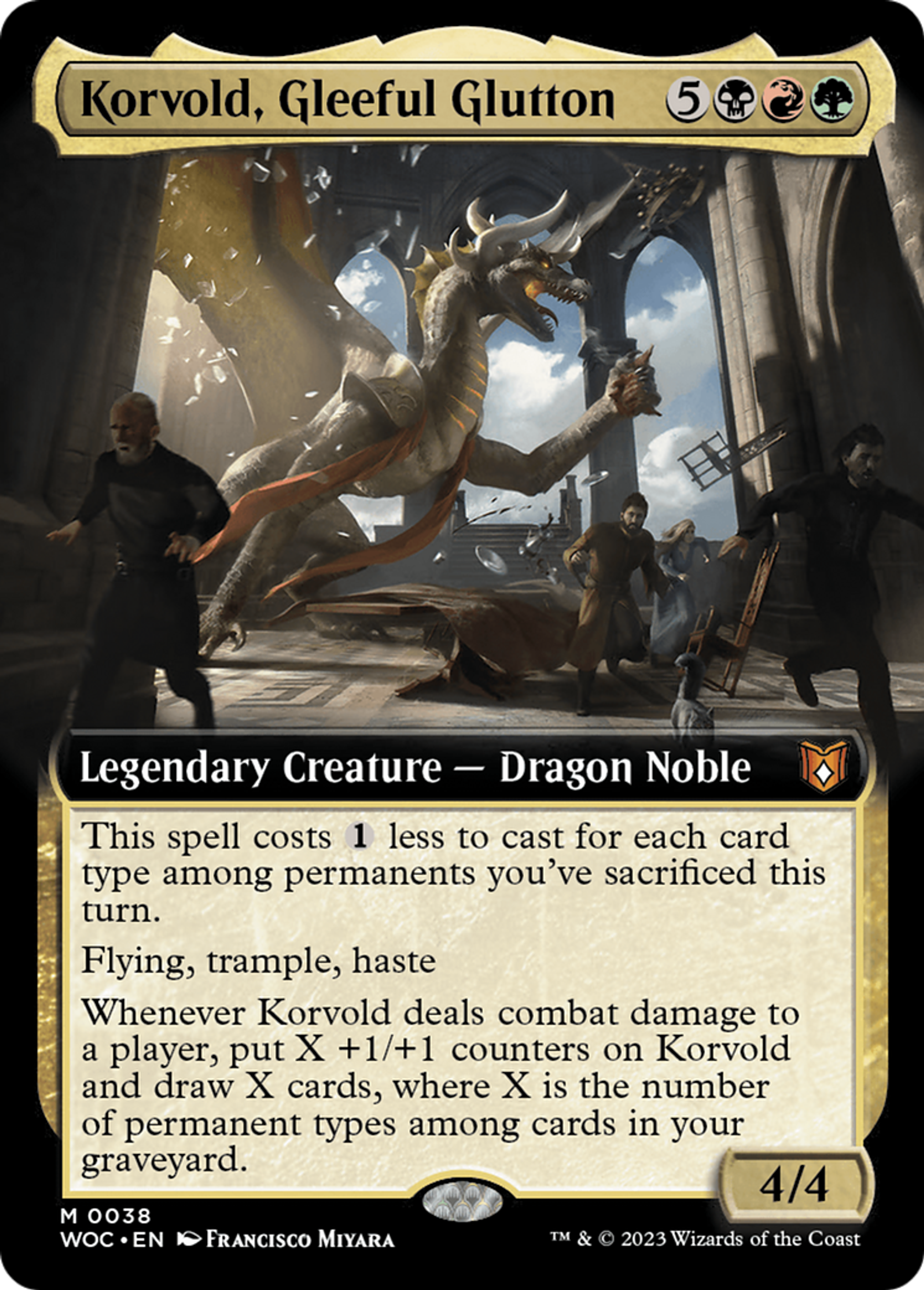 Korvold, Gleeful Glutton — Wilds of Eldraine Commander — Magic: The Gathering