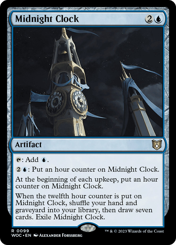 Horloge de minuit — Wilds of Eldraine Commander — Magic: The Gathering