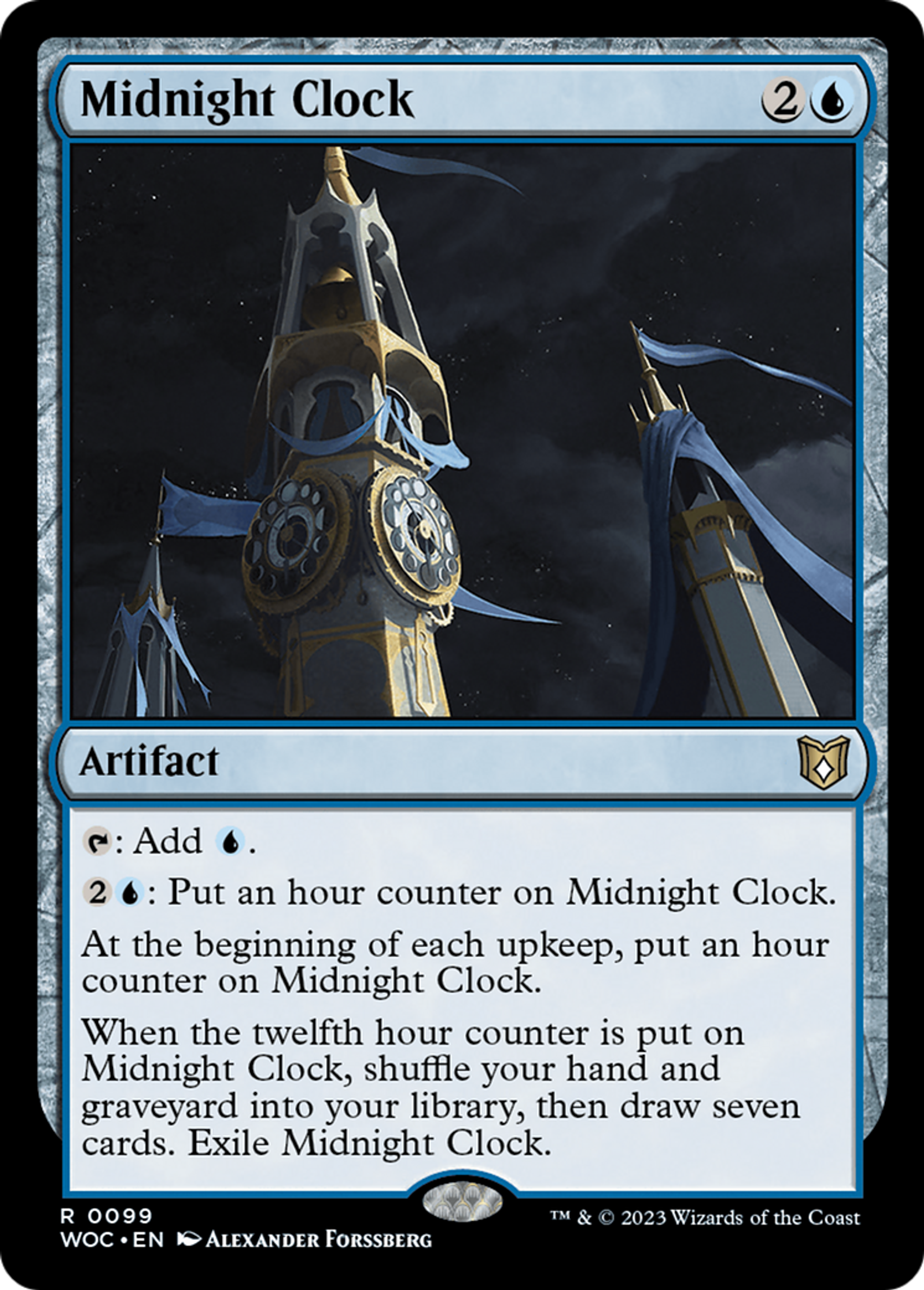 Midnight Clock — Wilds of Eldraine Commander — Magic: The Gathering