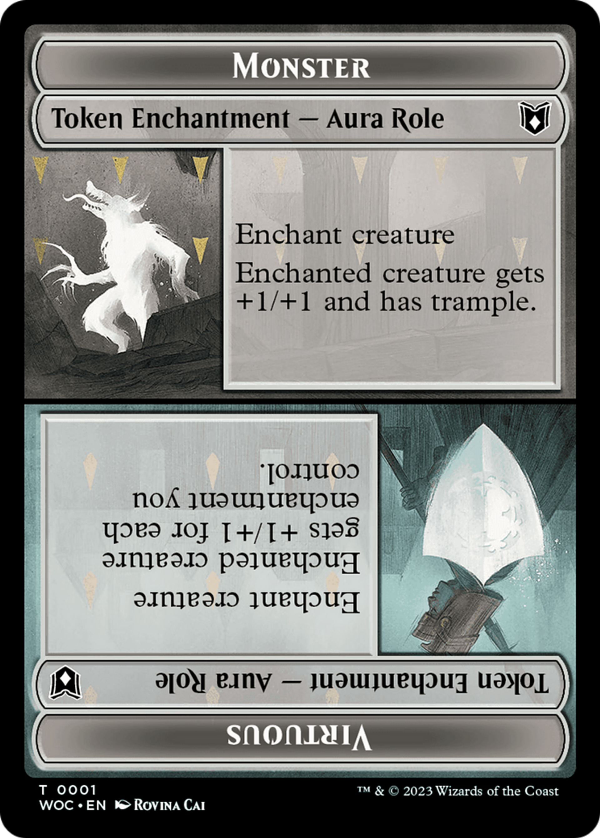 Monster // Virtuous — Wilds of Eldraine Commander — Magic: The Gathering