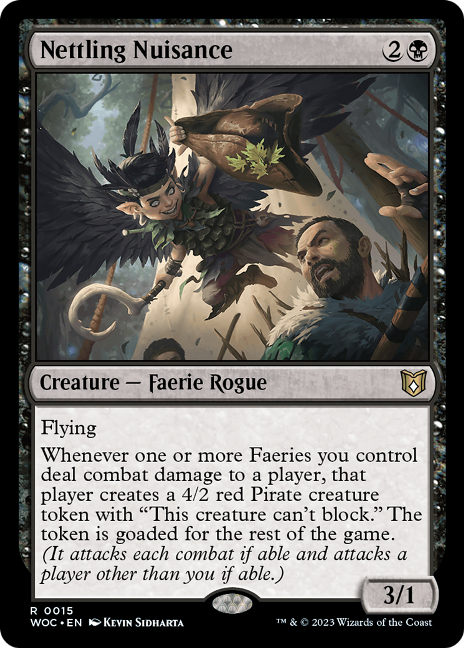 Nettling Nuisance — Wilds of Eldraine Commander — Magic: The Gathering