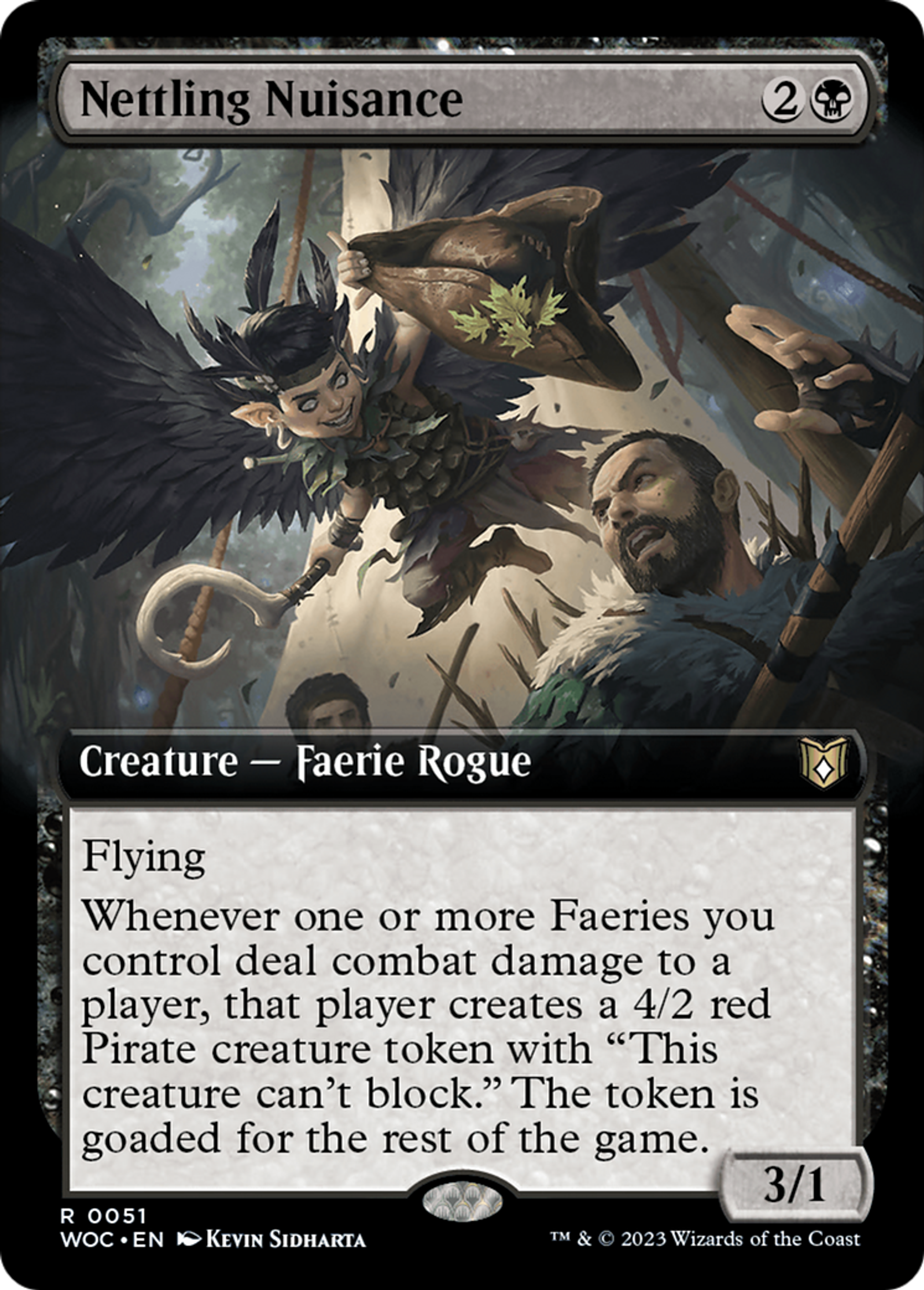 Nettling Nuisance — Wilds of Eldraine Commander — Magic: The Gathering