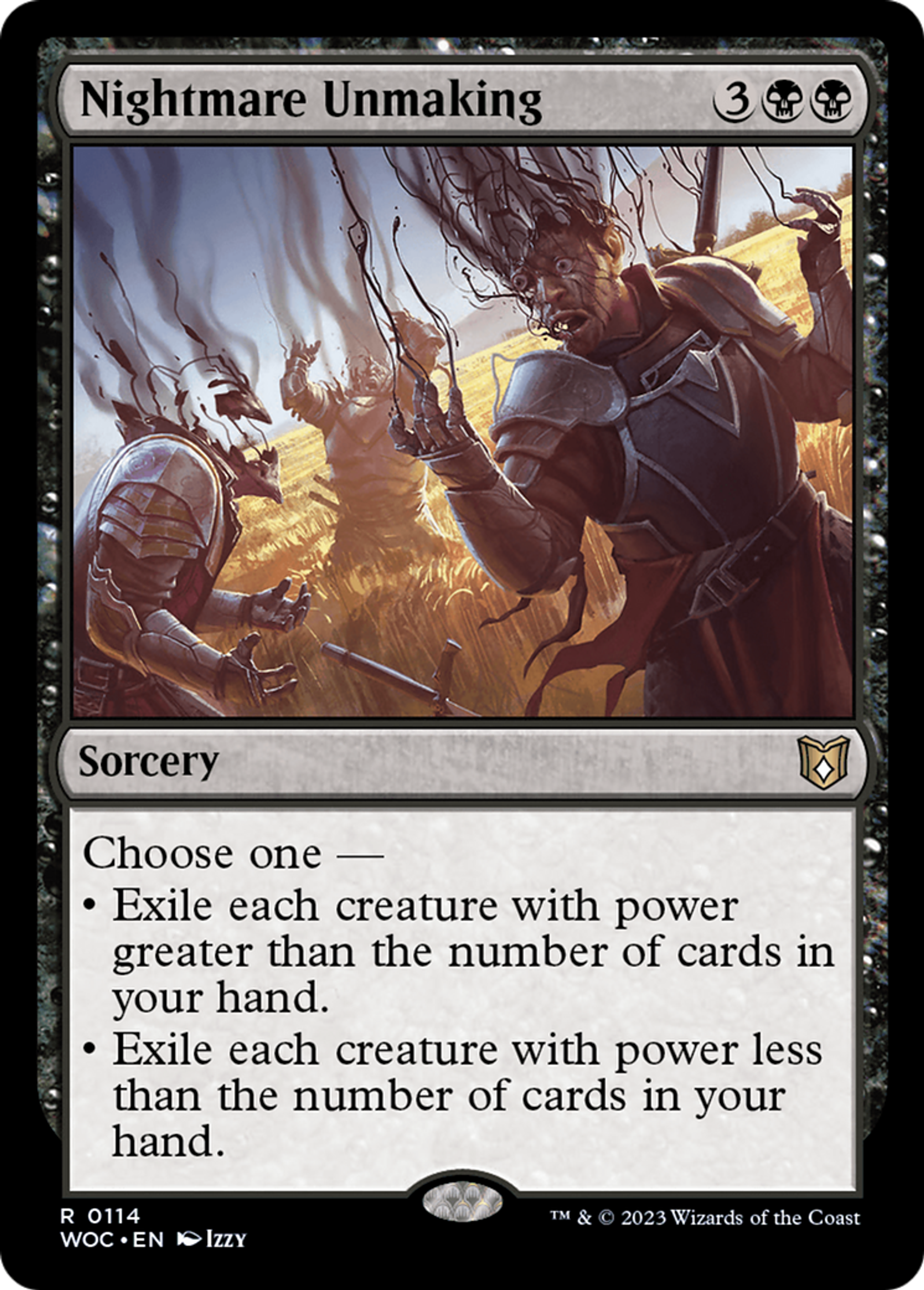 Décréation cauchemardesque — Wilds of Eldraine Commander — Magic: The Gathering