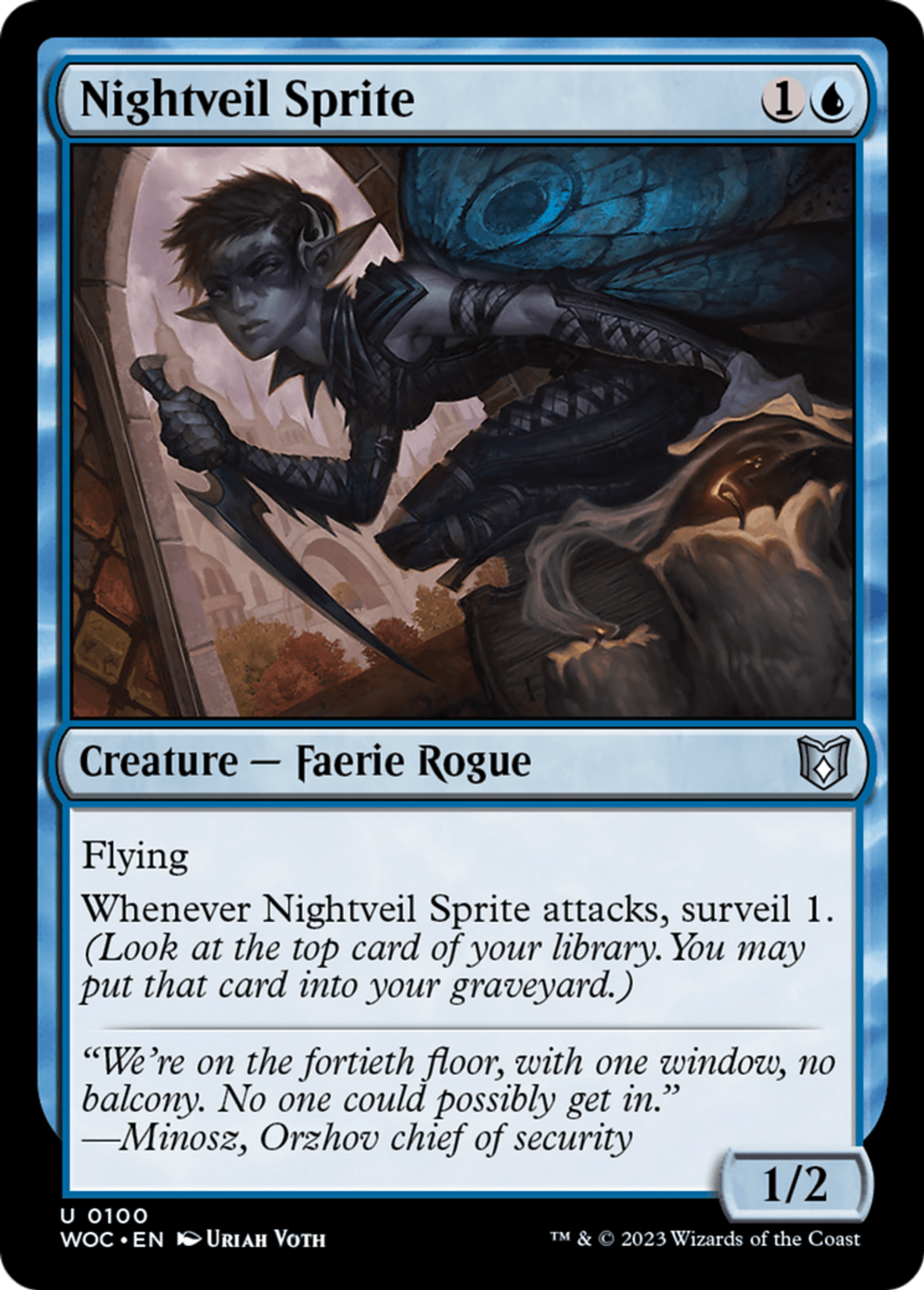 Farfadette voilenuit — Wilds of Eldraine Commander — Magic: The Gathering