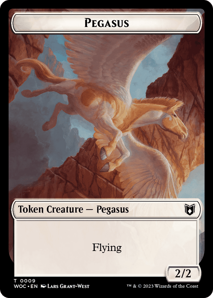 Pegasus — Wilds of Eldraine Commander — Magic: The Gathering