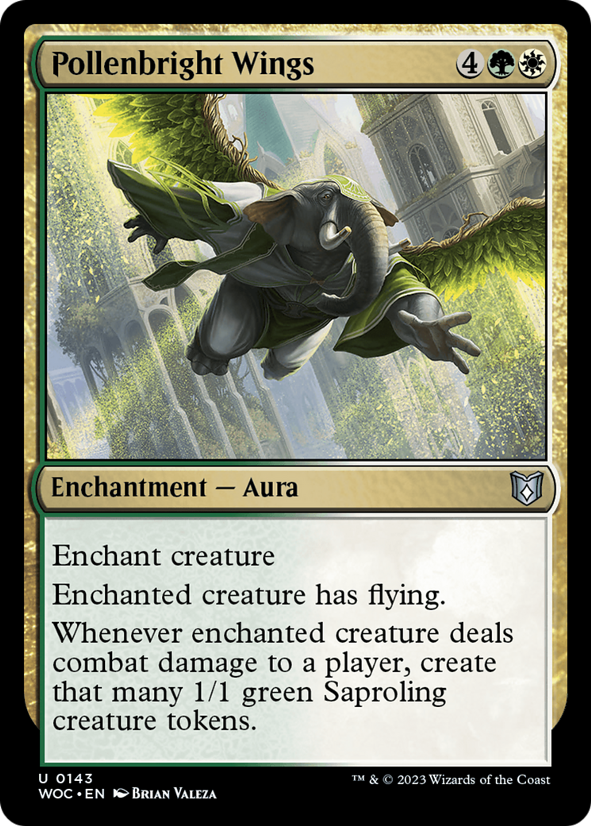Pollenbright Wings — Wilds of Eldraine Commander — Magic: The Gathering