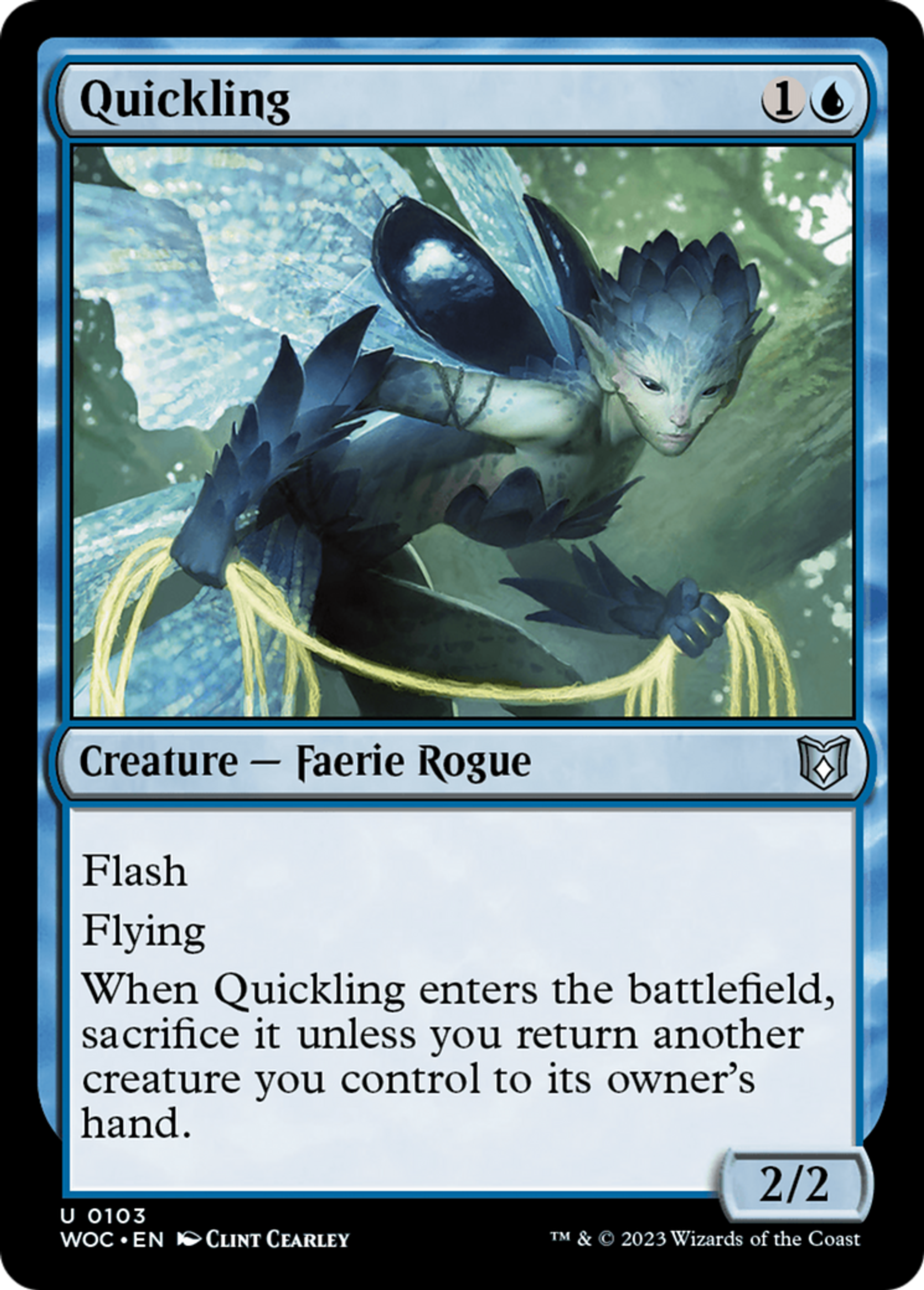 Quickling — Wilds of Eldraine Commander — Magic: The Gathering